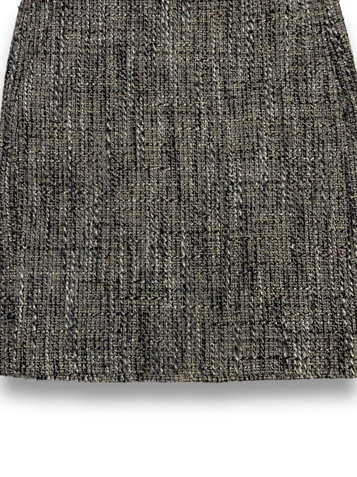 Max Mara Vintage ‘S Max Mara Wool Alpaca Blend Woven Yarn Mini Skirt Size 28" / US 6 / IT 42 - 12 Thumbnail