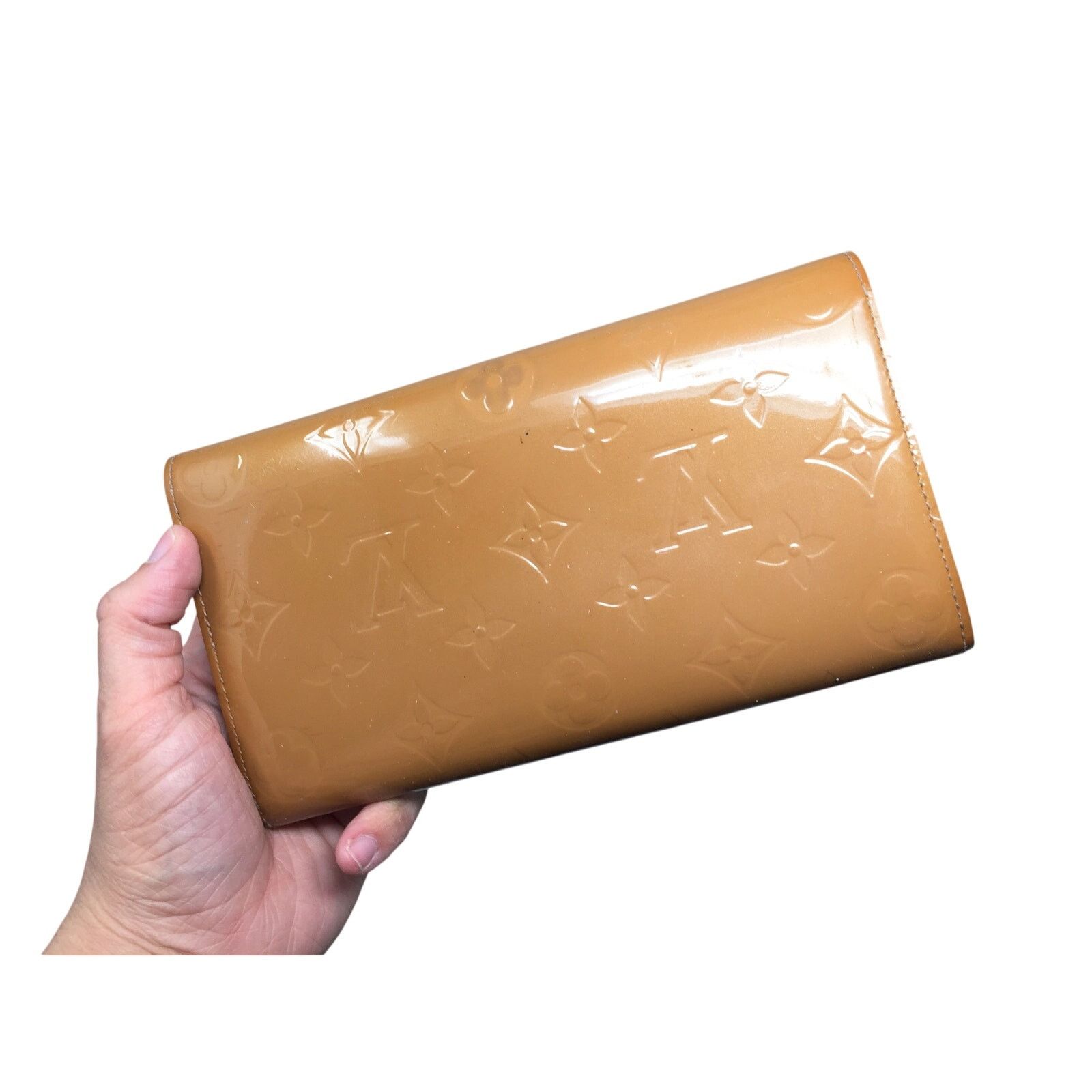 Louis Vuitton Louis Vuitton Vernis Monogram Sarah Long Wallet -Bronze Size ONE SIZE - 2 Thumbnail