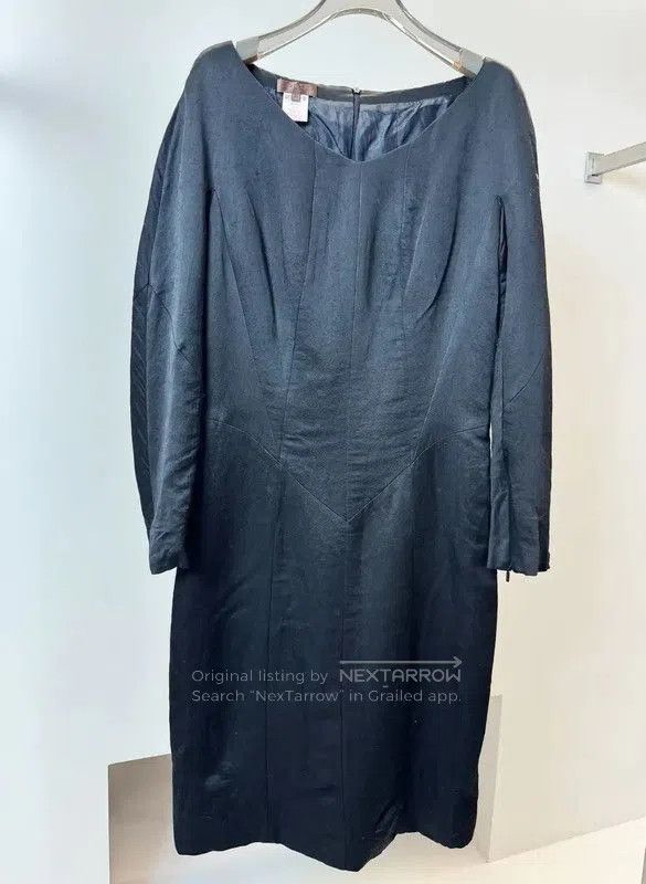 Loewe Loewe Black Wool Blend Dress . Size M / US 6-8 / IT 42-44 - 4 Thumbnail