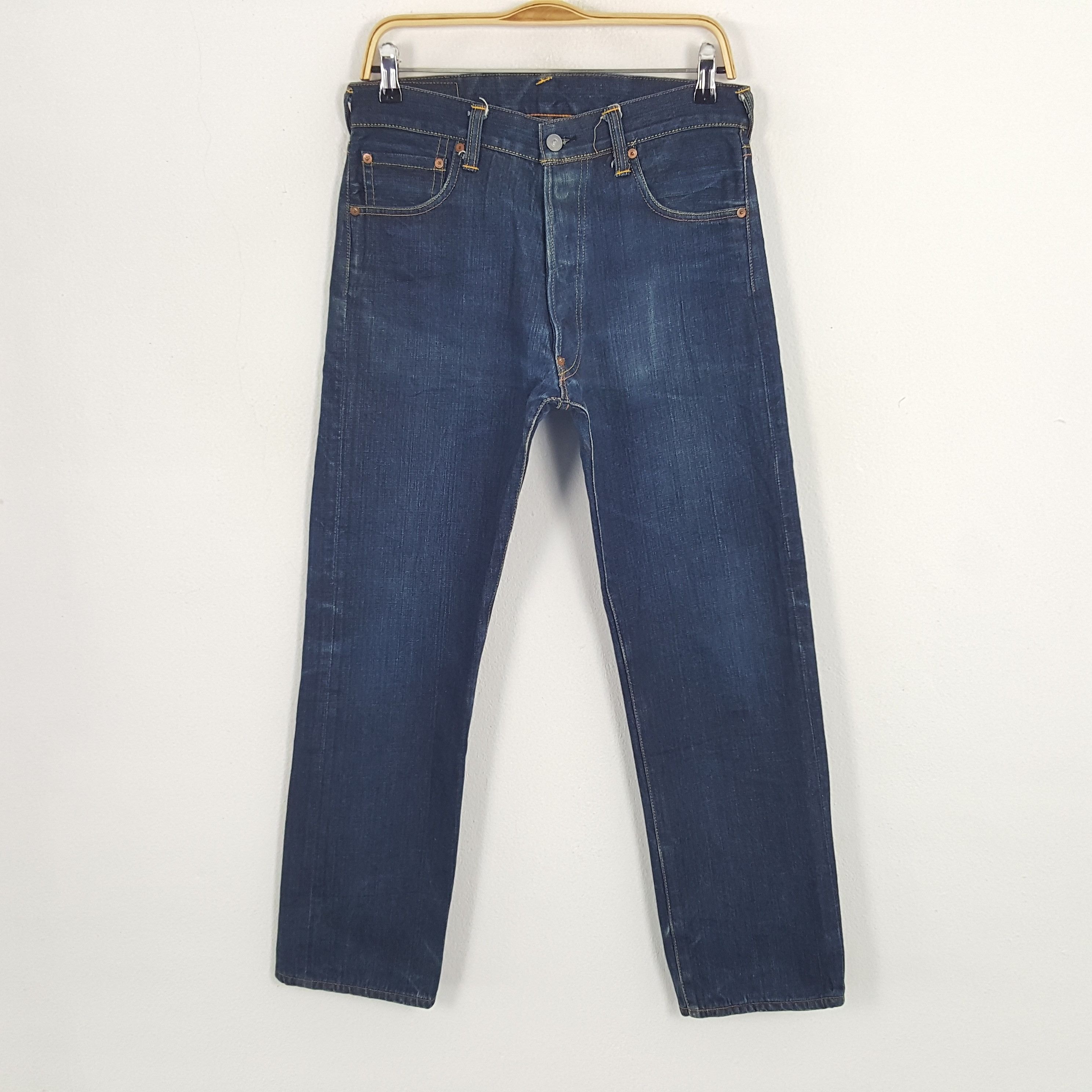 Evisu × Vintage Vintage Evisu Japan Custom Art Daicock Denim Jeans Size US 29 - 4 Thumbnail
