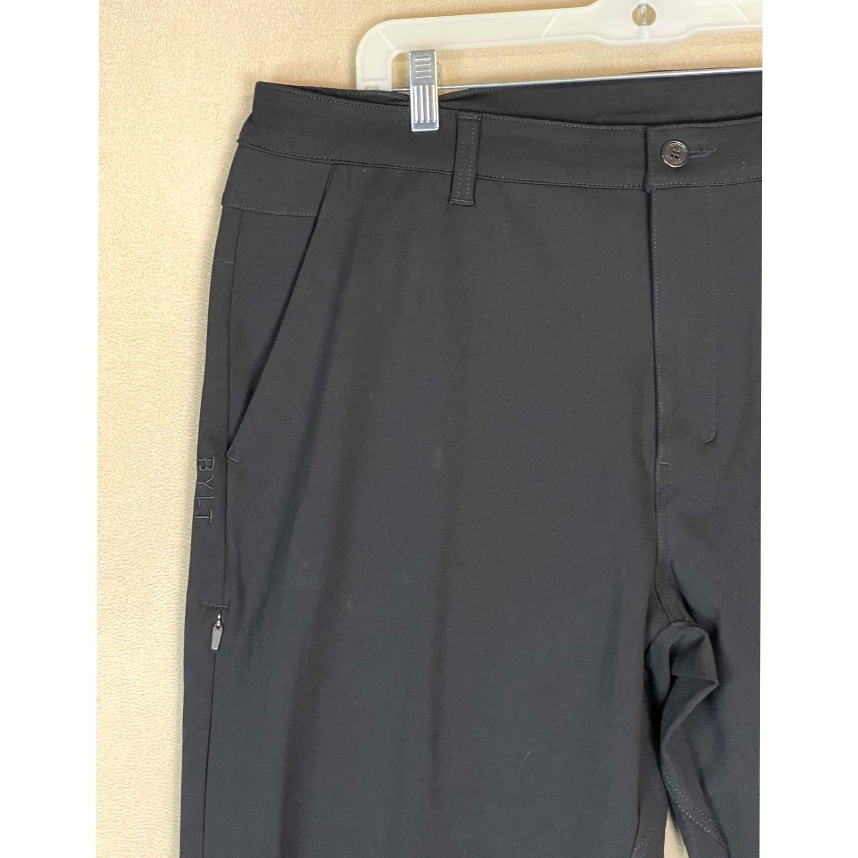 Vintage BYLT Premium Basics Everyday Pant 2.0 Tall Black Mens 40T New with Tags Size US 40 / EU 56 - 3 Thumbnail