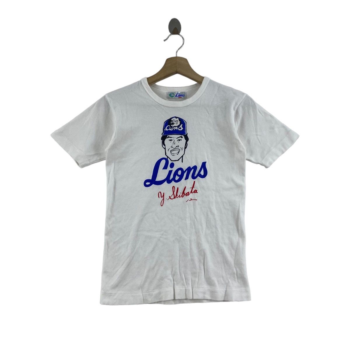 Vintage Vintage 80s Y.SHIBATA LIONS Japan Baseball Team Drawing Size US XS / EU 42 / 0 - 1 Thumbnail