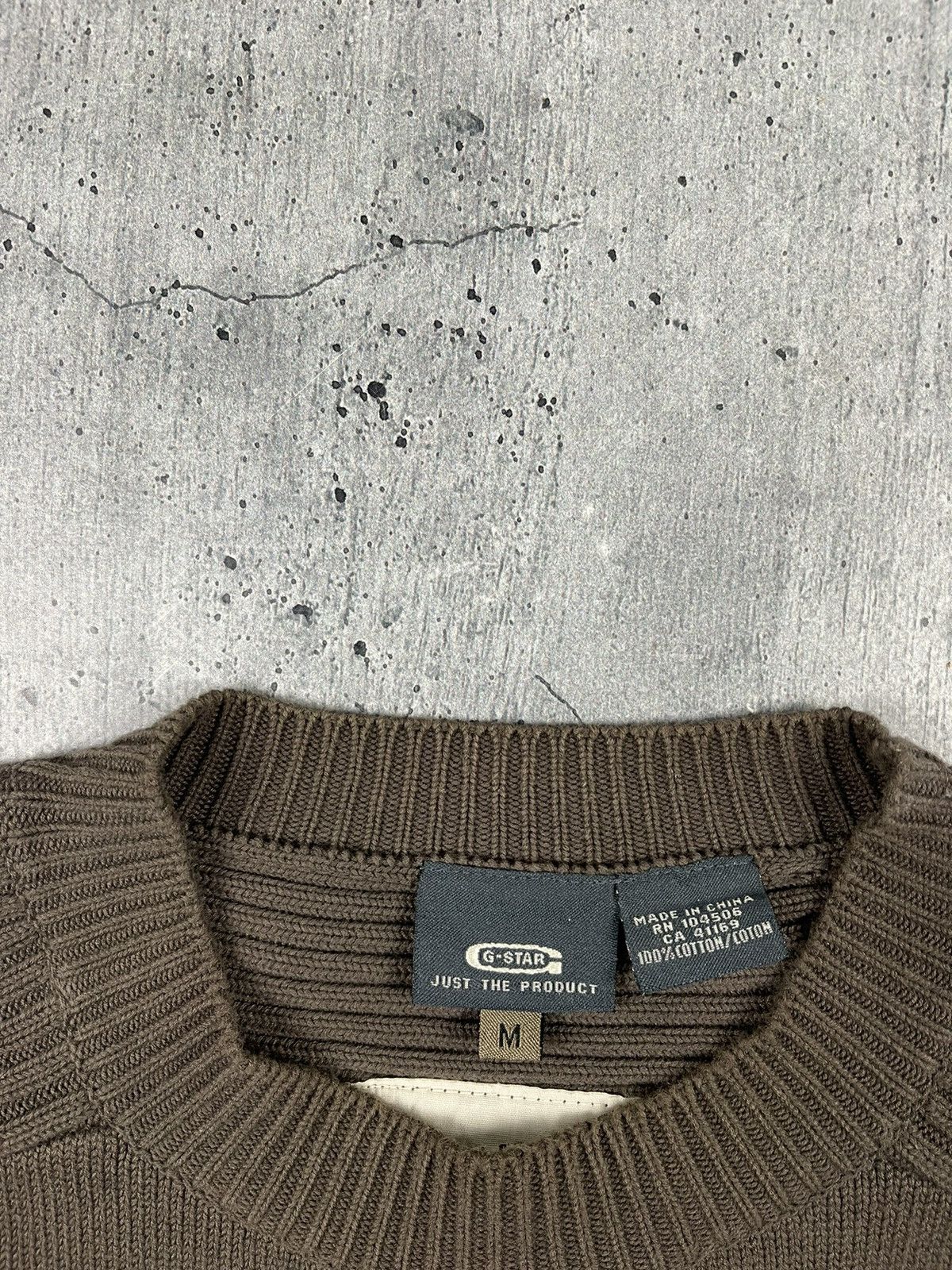 G-Star × Vintage Avant Garde G Star Raw Vintage Knitted Sweater Size M Size US M / EU 48-50 / 2 - 3 Thumbnail