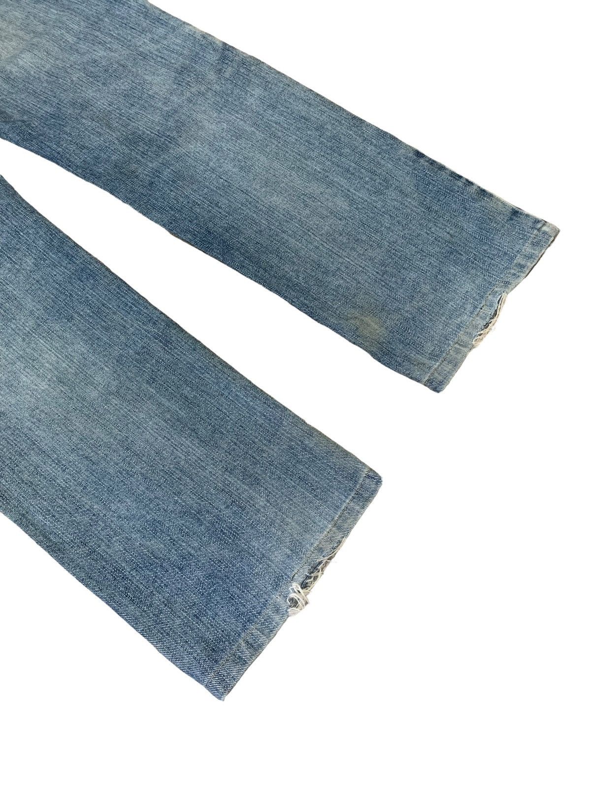 Edwin × Japanese Brand Edwin 403 Tapered Distressed Denim Pants (AC46) Size US 30 / EU 46 - 8 Thumbnail