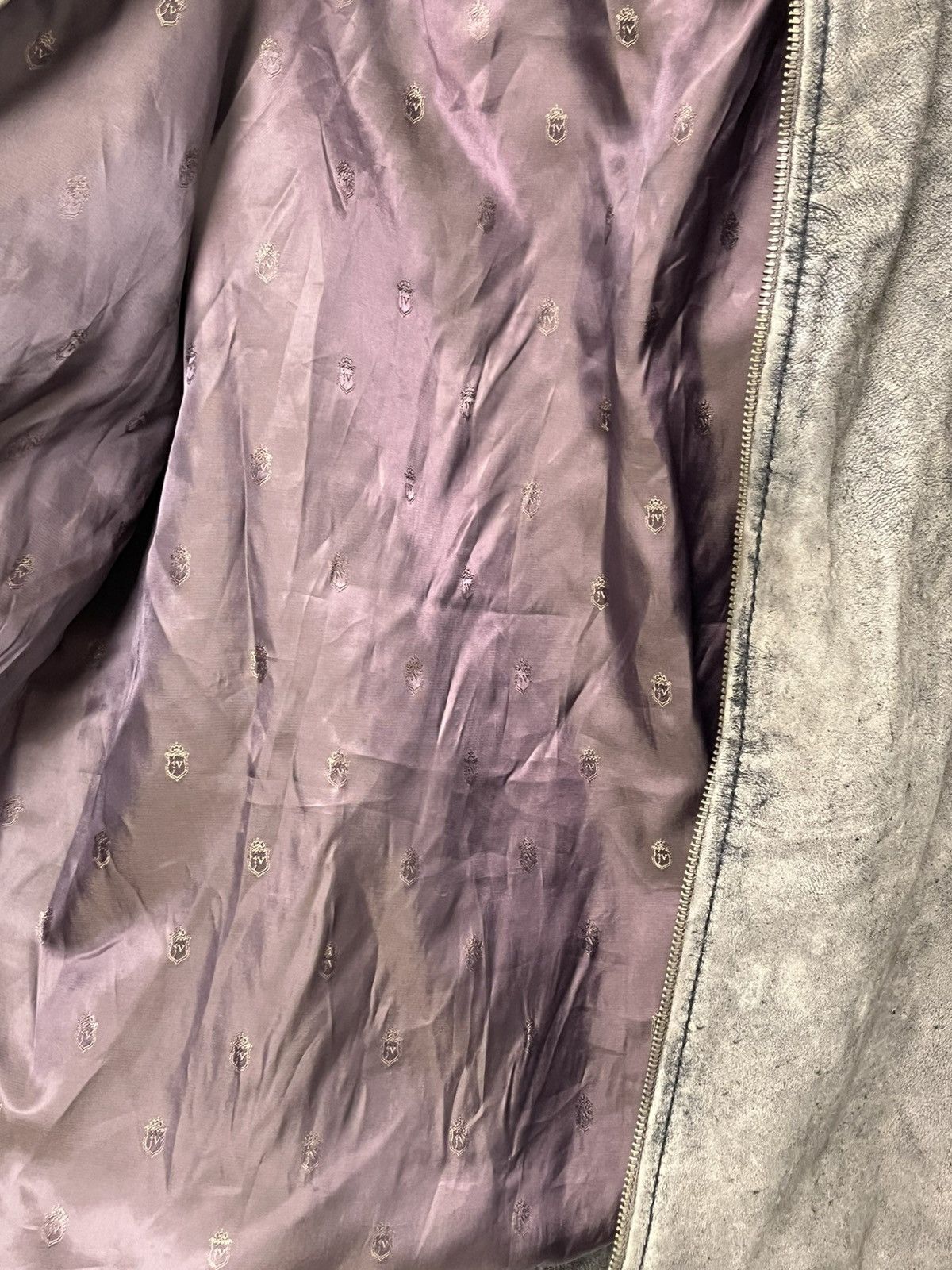 John Varvatos Dustin Distressed Leather Racer Jacket. XL Size US XL / EU 56 / 4 - 11 Thumbnail