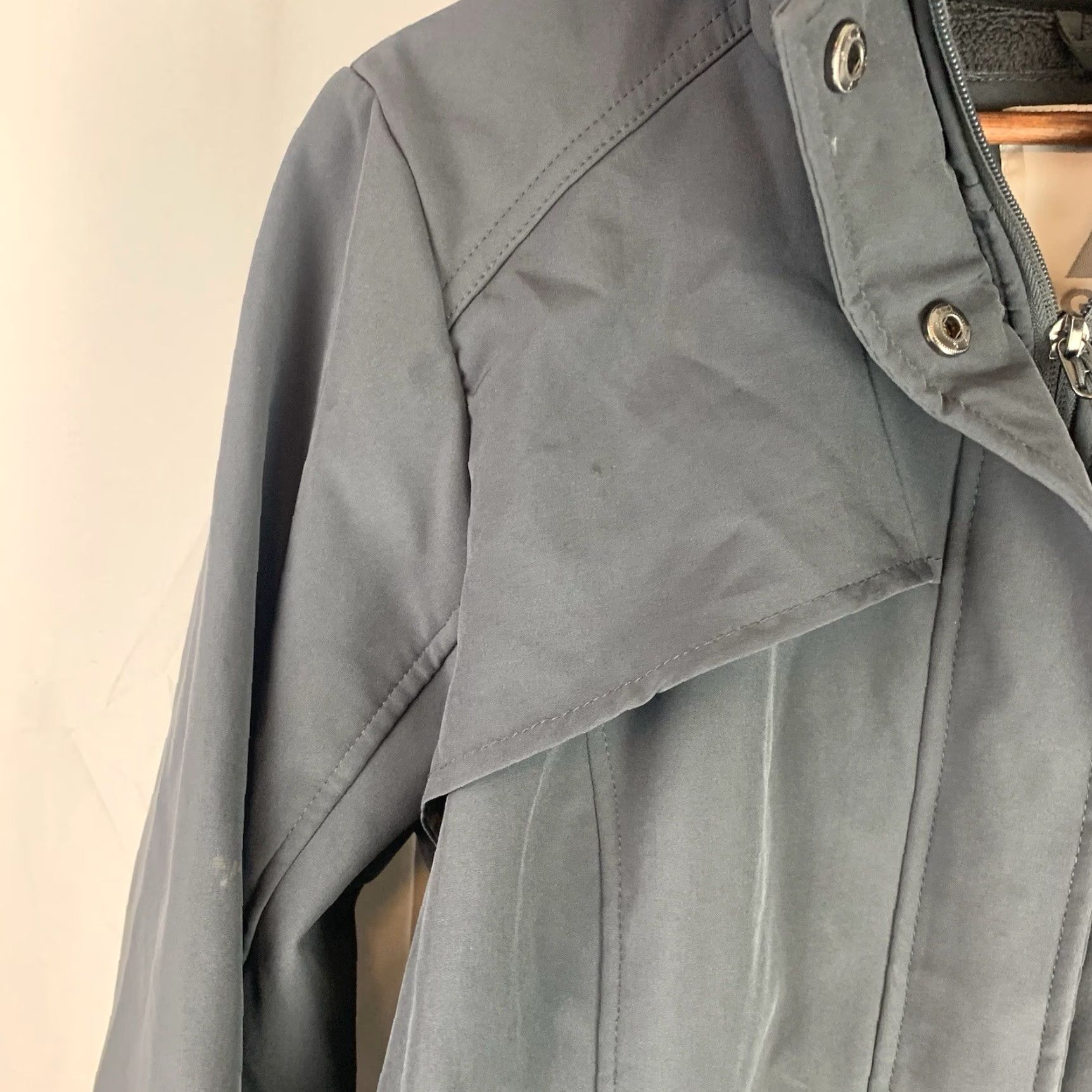 Vintage GERRY Woman’s Gray Full Zip Coat Jacket Special Edition Large Removable Hood Jacket Women L Gray Hooded Outdoor Classic Shell Basic Size L / US 10 / IT 46 - 3 Thumbnail