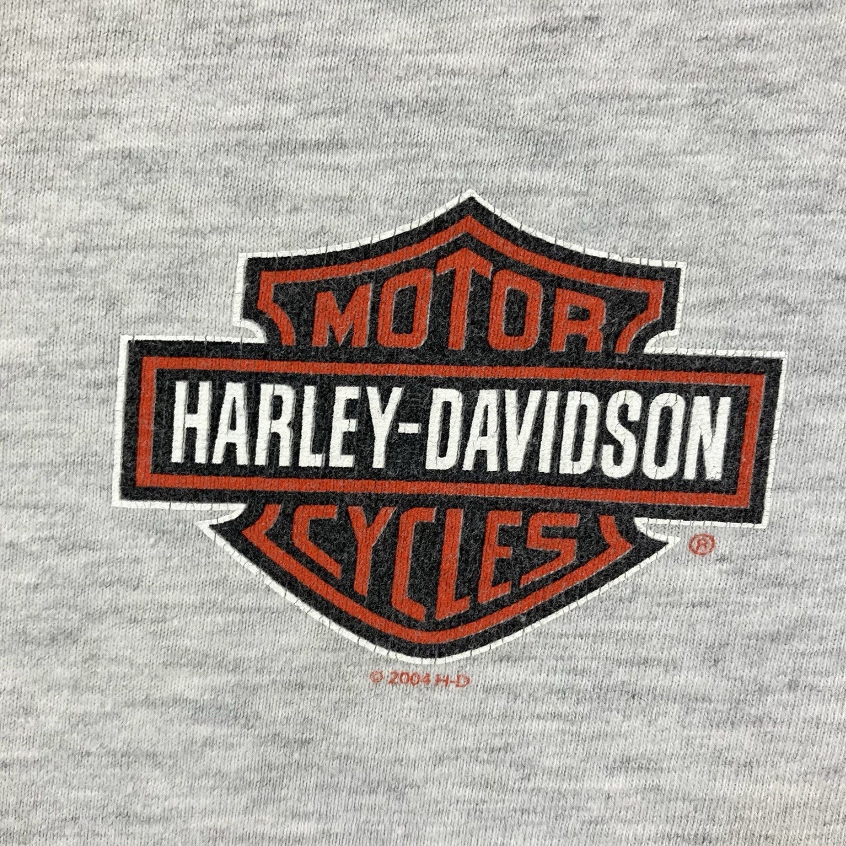 Harley Davidson VINTAGE Harley-Davidson T Shirt XL Heather Gray Live Free or Die New Hampshire Harley-Davidson Logo Graphic Print Crew Neck Short Sleeve Cotton Knit's Size US XL / EU 56 / 4 - 4 Thumbnail