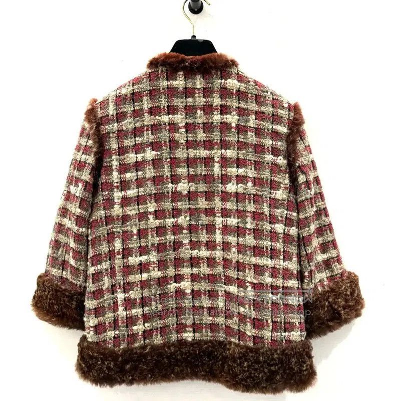 Chanel Chanel Red Cotton Women's Jacket . Size S / US 4 / IT 40 - 3 Thumbnail