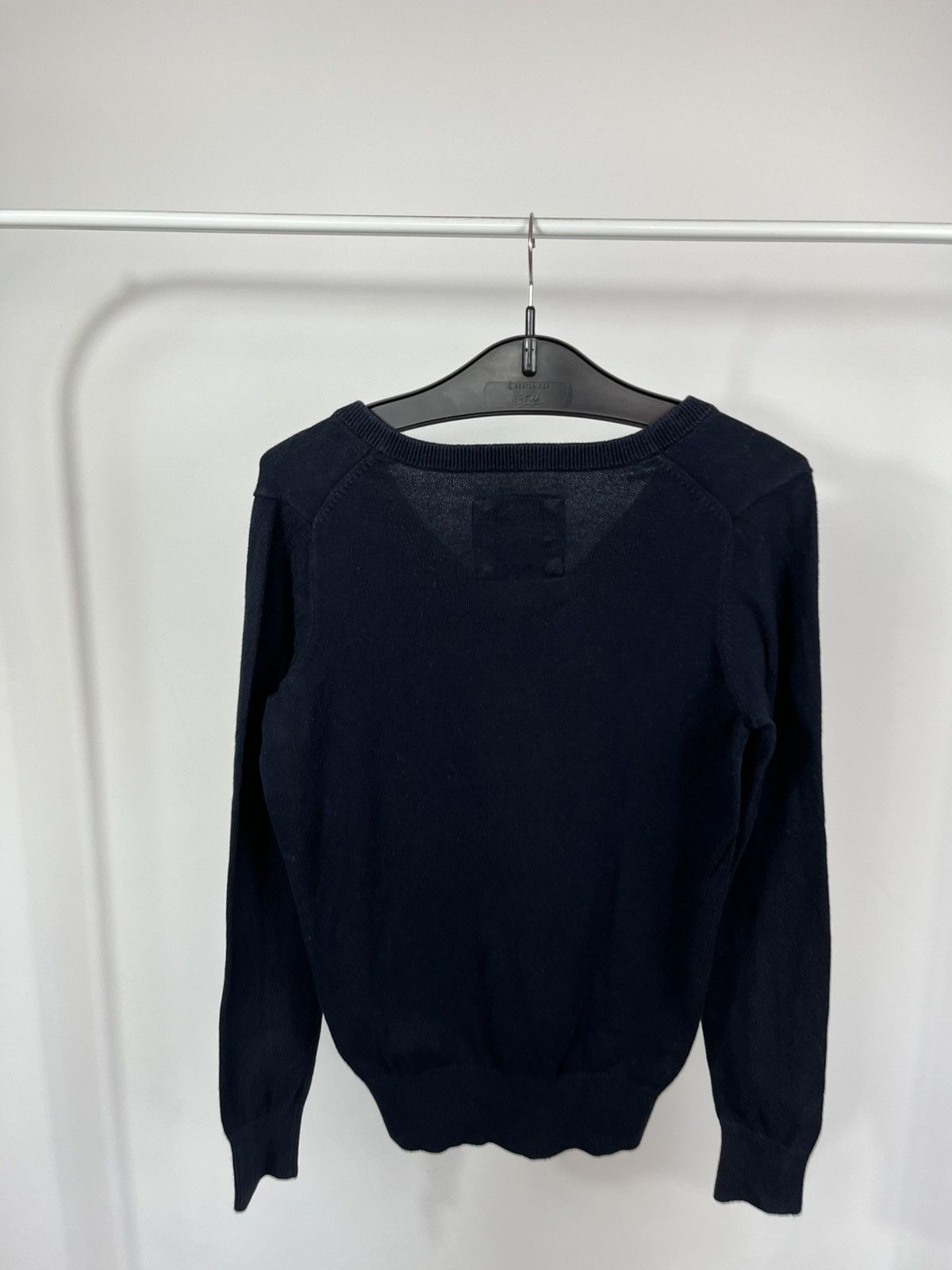 Abercrombie & Fitch Abercrombie Fitch Navy V Neck Knit Sweater Moose Logo Size S Size US S / EU 44-46 / 1 - 10 Thumbnail