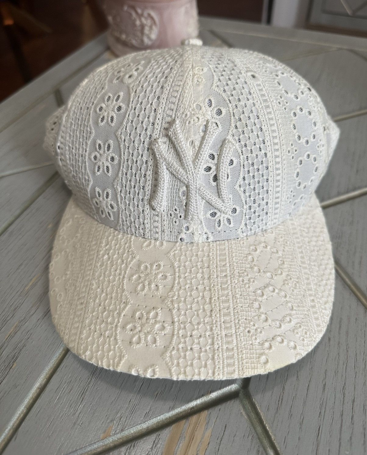 Kith × New Era × New York Yankees Kith Yankess Cotton Eyelet Low Profile 7 5/8 Size ONE SIZE - 1 Thumbnail
