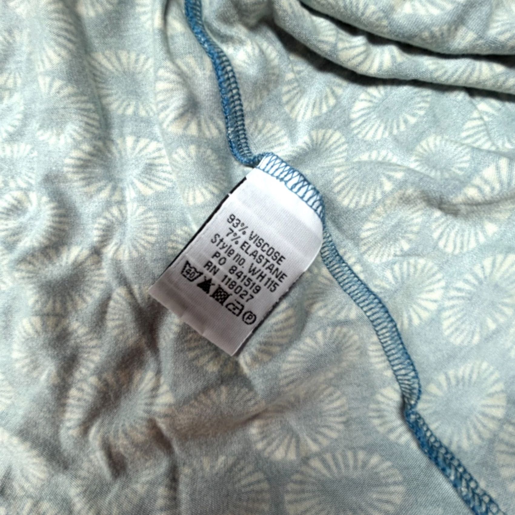 Boden Boden Dress Womens 12R Blue Jersey Stretch Midi Skater Classic Preppy Geometric Size XL / US 12-14 / IT 48-50 - 6 Thumbnail