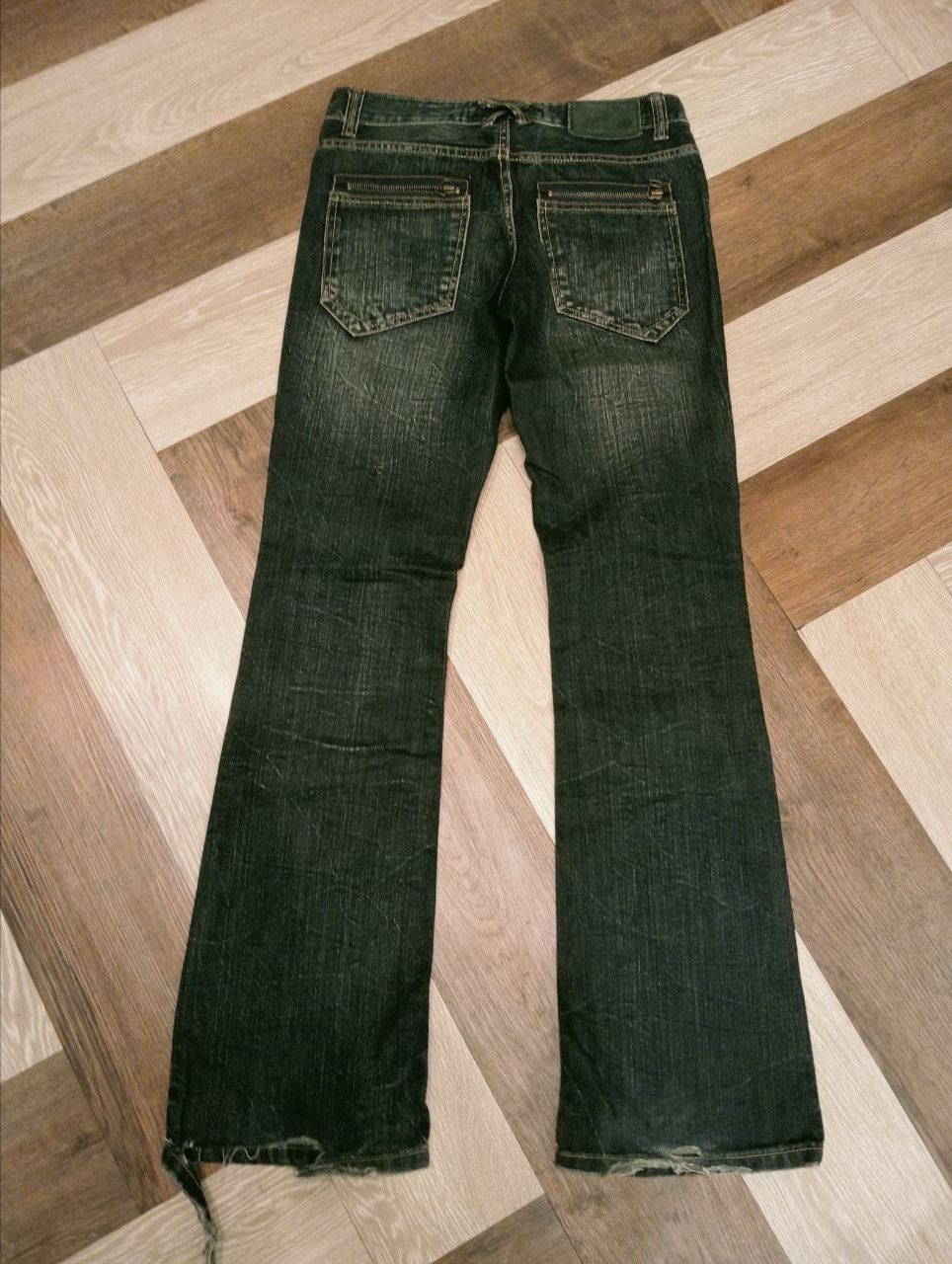 If Six Was Nine LAGUST DISTRESSED LOOK FLARED PANTS Size US 31 - 9 Thumbnail