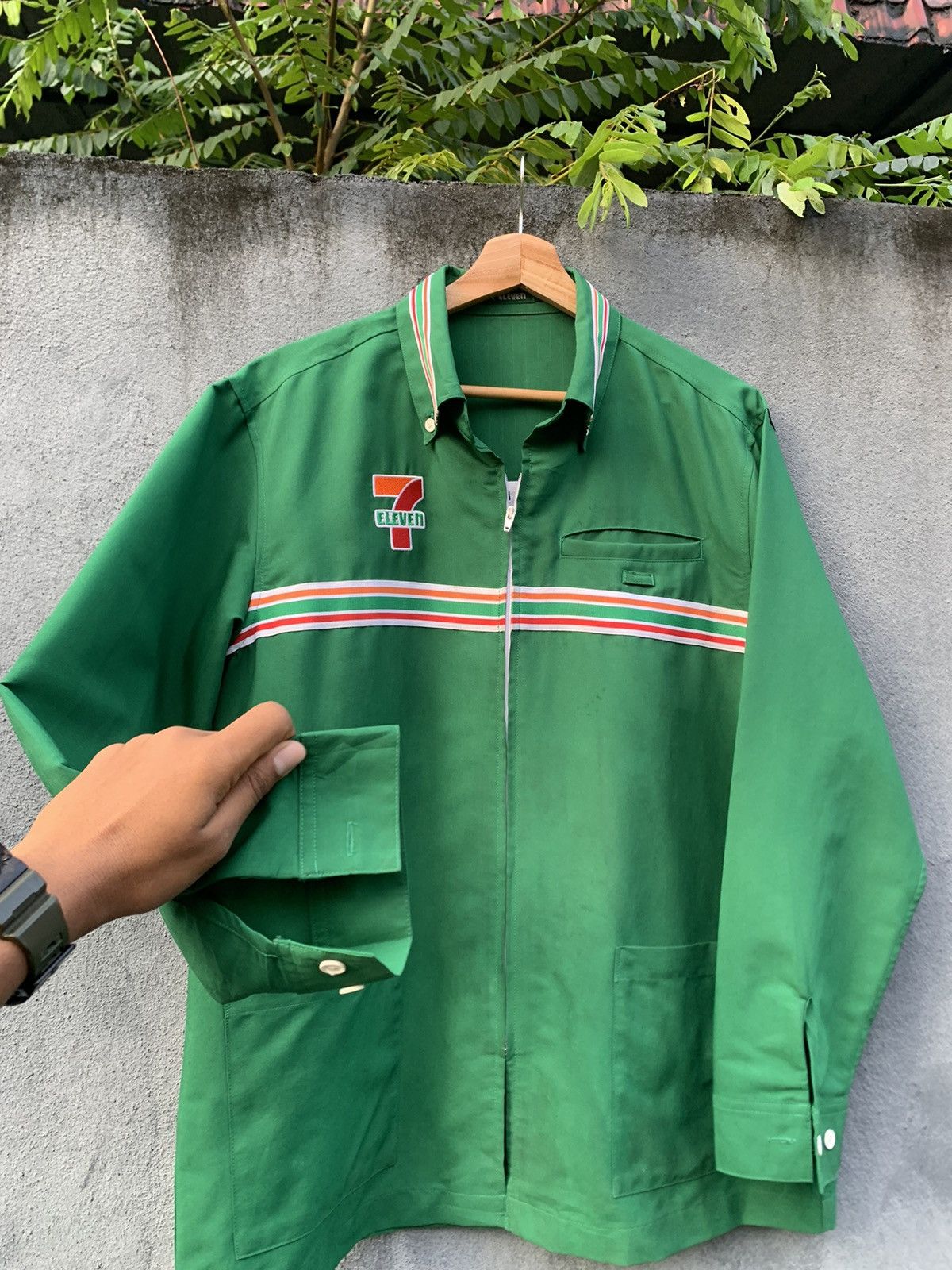 Japanese Brand 7 ELEVEN LONG SLEEVES JACKET Size US L / EU 52-54 / 3 - 7 Thumbnail