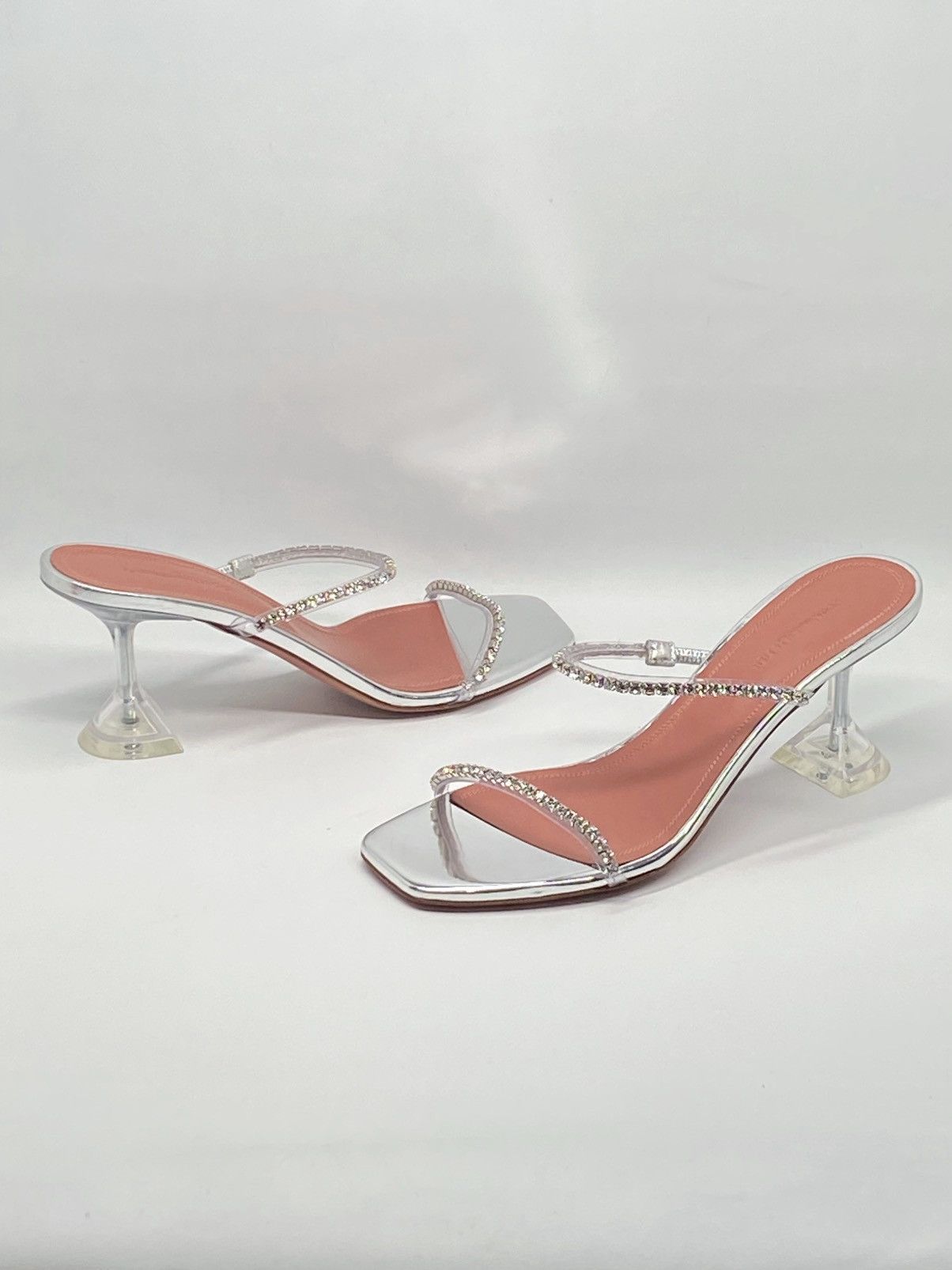 Amina Muaddi Amina Muaddi Gilda embellished PVC mules size 36.5 Size US 6.5 / IT 36.5 - 11 Thumbnail