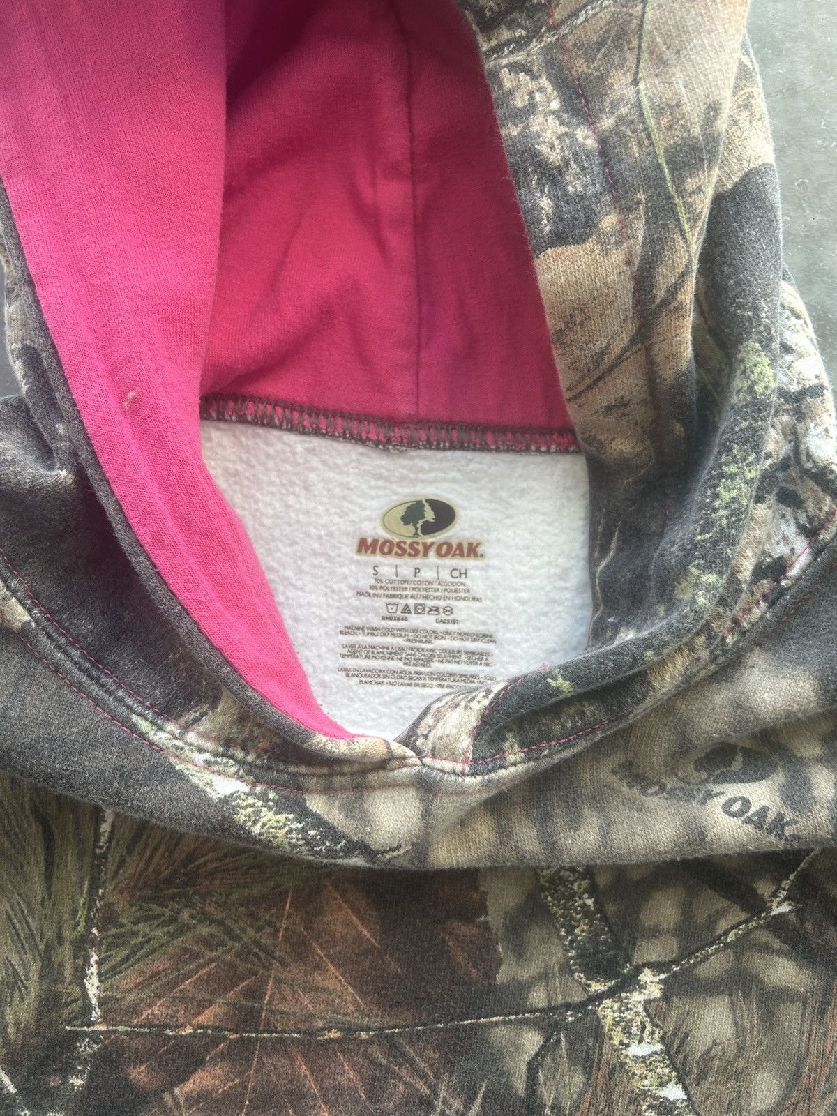 Mossy Oaks Vintage Y2K Mossy Oak Camo Hoodie Size S / US 4 / IT 40 - 3 Thumbnail