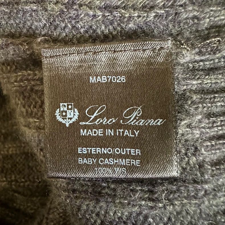 Loro Piana LORO PIANA Small cashmere semi-high neck sweater Size US XL / EU 56 / 4 - 6 Thumbnail