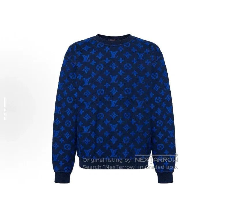 Louis Vuitton Louis Vuitton Full monogram crewneck pullover long-sleeved Size US XL / EU 56 / 4 - 2 Thumbnail