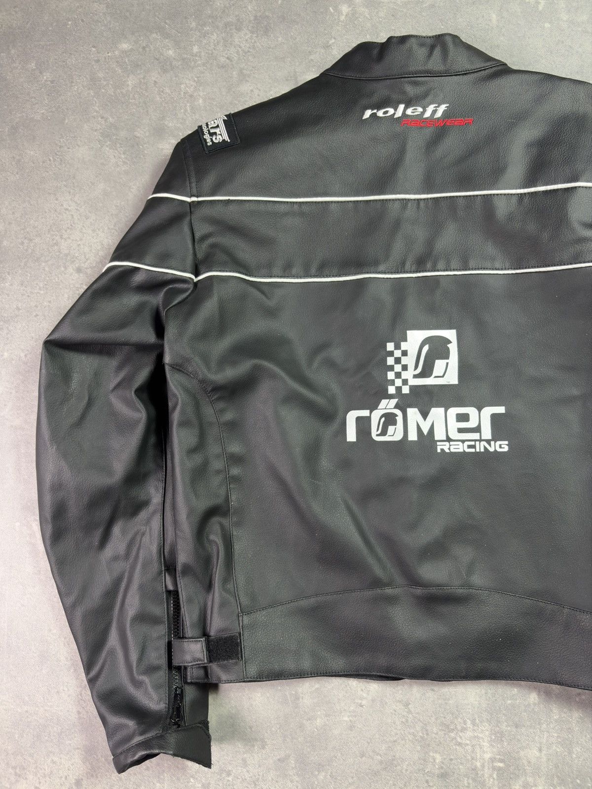 NASCAR Roleff Bridgestone Castrol Logos Racing Jacket Moto PVC M Size US M / EU 48-50 / 2 - 13 Thumbnail