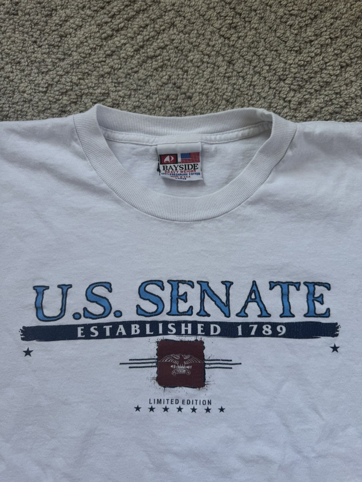 Vintage Vintage US Senate Tee Size US L / EU 52-54 / 3 - 2 Thumbnail
