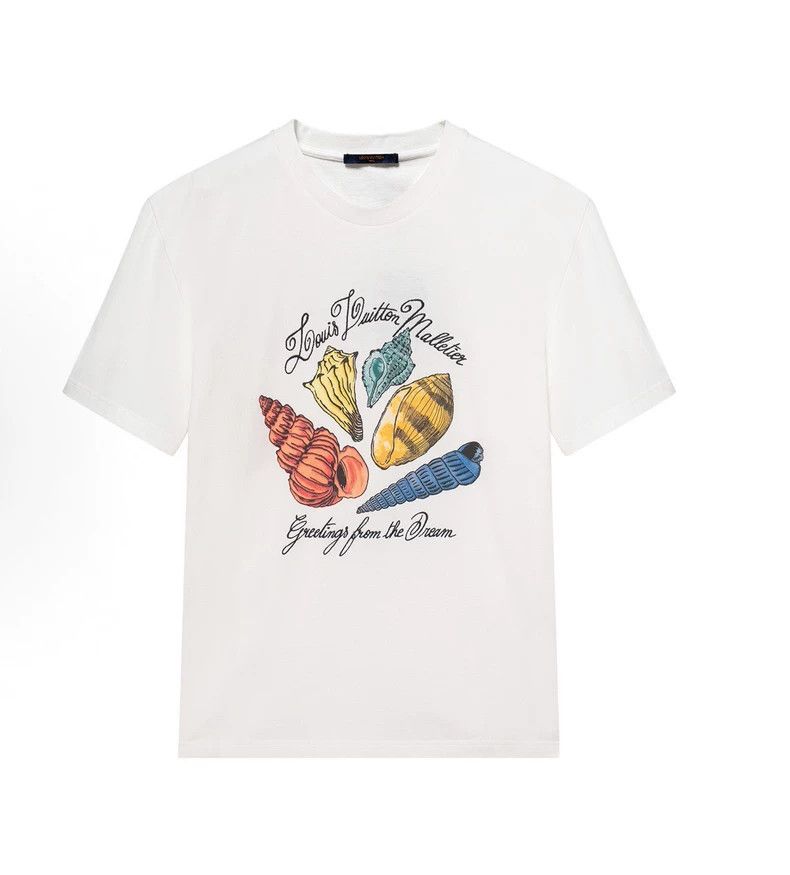 Louis Vuitton Louis Vuitton 24 New Conch Letter Print Logo Short Sleeve Size US L / EU 52-54 / 3 - 6 Thumbnail