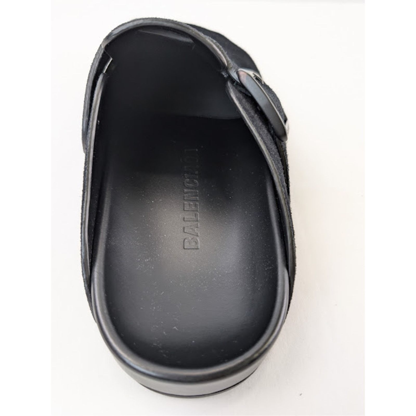 Balenciaga o1rshd1 Sunday Mule Slip On Sandals in Black Size US 12 / EU 45 - 17 Thumbnail