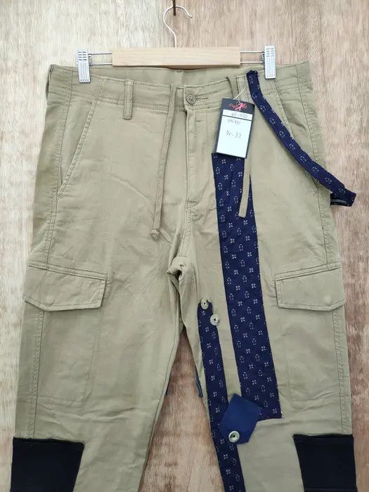 Japanese Brand DLL Uniqlo Custom patchwork reconstruct cargo pants #46-025 Size US 31 - 7 Thumbnail