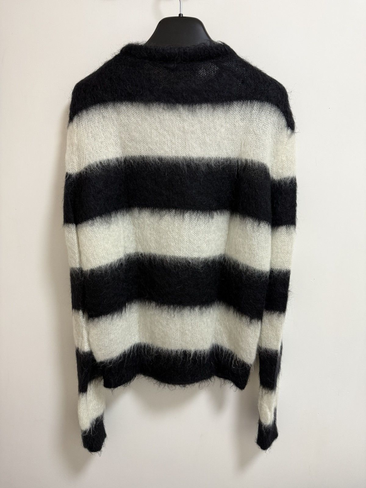 Saint Laurent Paris Saint Laurent black and white distressed sweater M Size M / US 6-8 / IT 42-44 - 4 Thumbnail