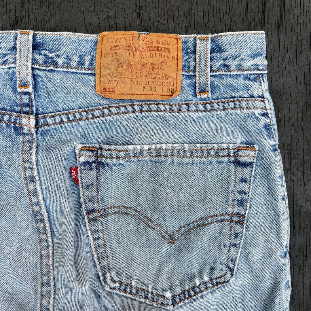 Levi's × Vintage Levi’s 512 Vintage 1980 80s W32 L30 Blue Denim Jeans USA Size US 32 / EU 48 - 7 Thumbnail