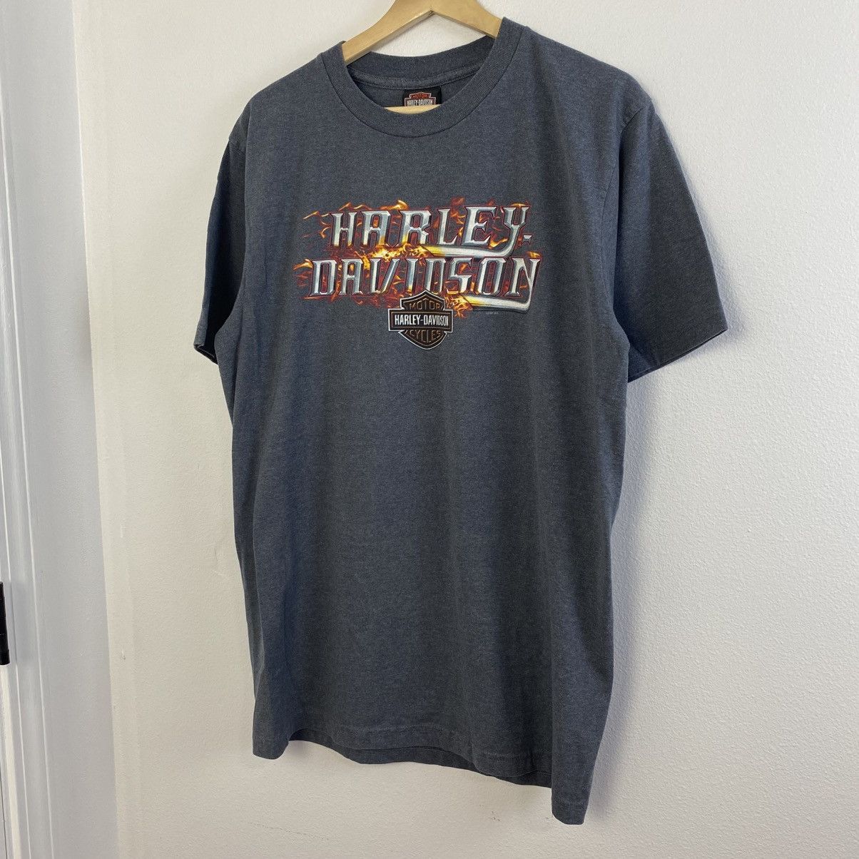 Harley Davidson Vintage Harley Davidson T Shirt L Wenatchee Washington Size US L / EU 52-54 / 3 - 3 Thumbnail