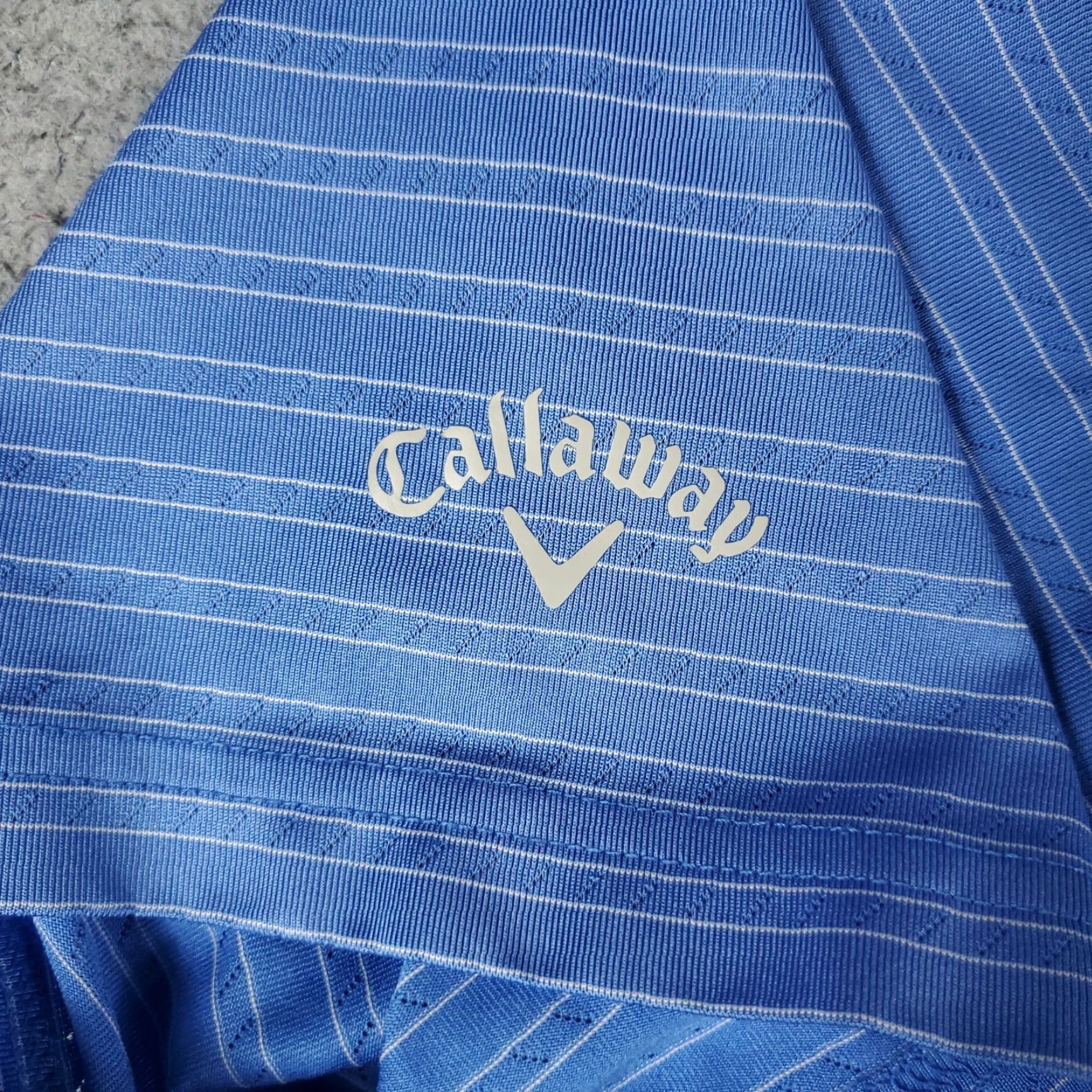 Callaway Callaway Polo Shirt Mens Large Blue Striped Opti Dri Fit Golf Short Sleeve Polo Shirt Mens Large Blue Striped Opti Dri Fit Golf Short Sleeve Size US L / EU 52-54 / 3 - 3 Thumbnail