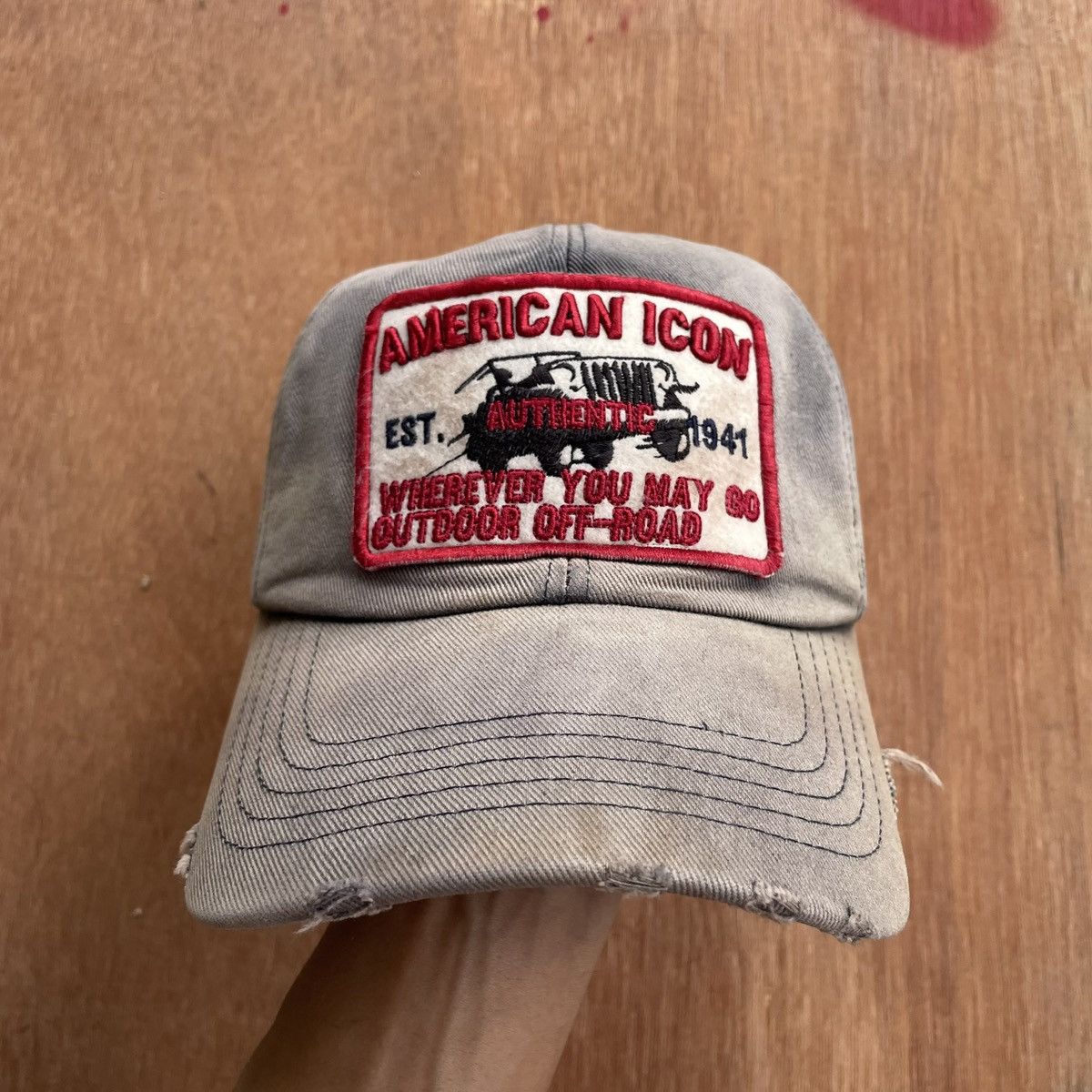 Jeep SICK wash distresses hat by jeep Size ONE SIZE - 2 Thumbnail
