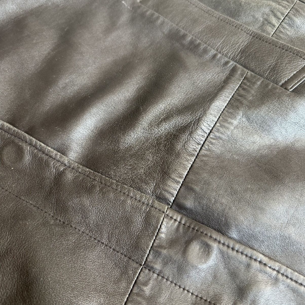 Burberry *SAMPLE* 80S BURBERRY LEATHER COAT VINTAGE Size US L / EU 52-54 / 3 - 10 Thumbnail