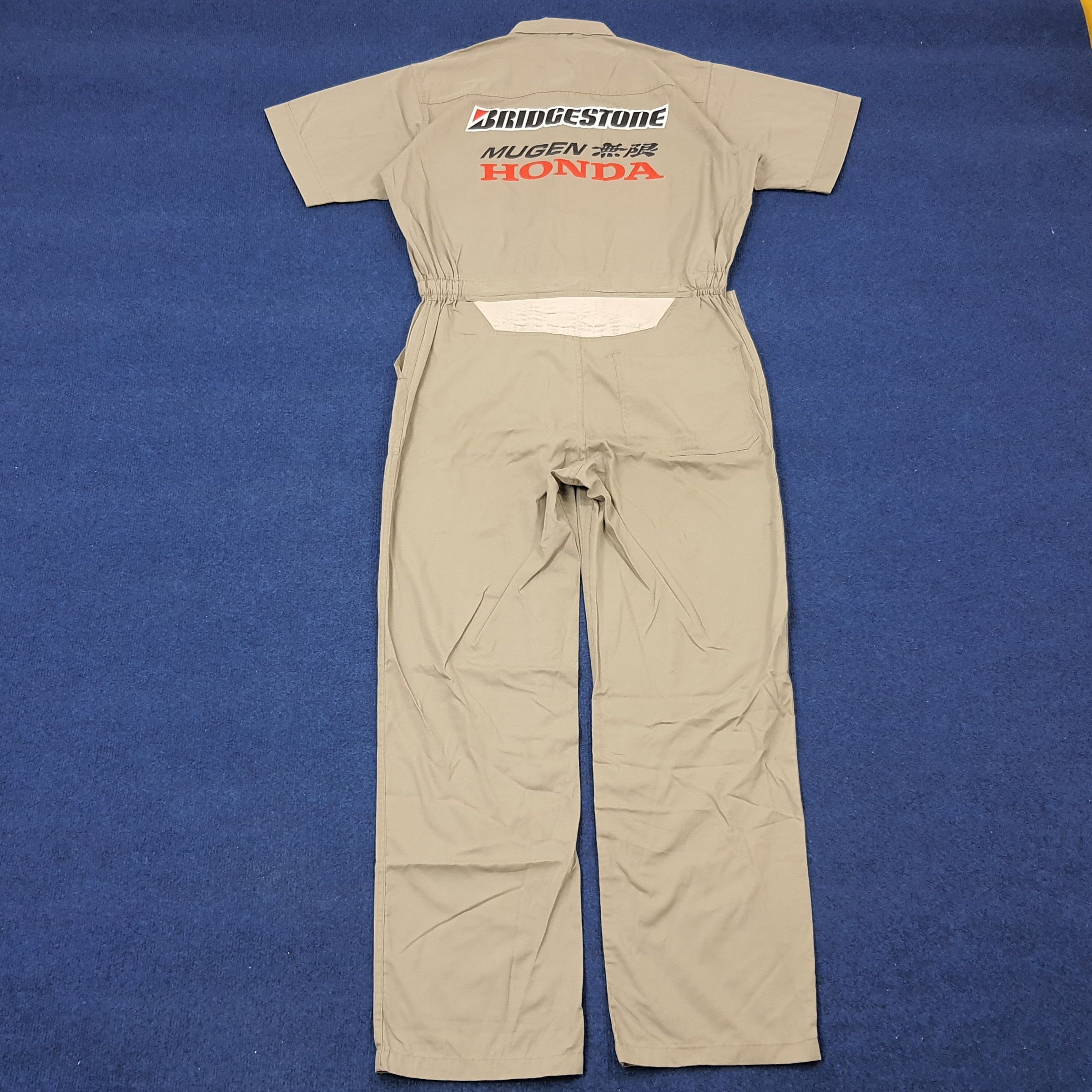Japanese Brand × Vintage Vintage Bridgestone x Honda Mugen Workwear Coverall C221N6 Size US M / EU 48-50 / 2 - 1 Thumbnail