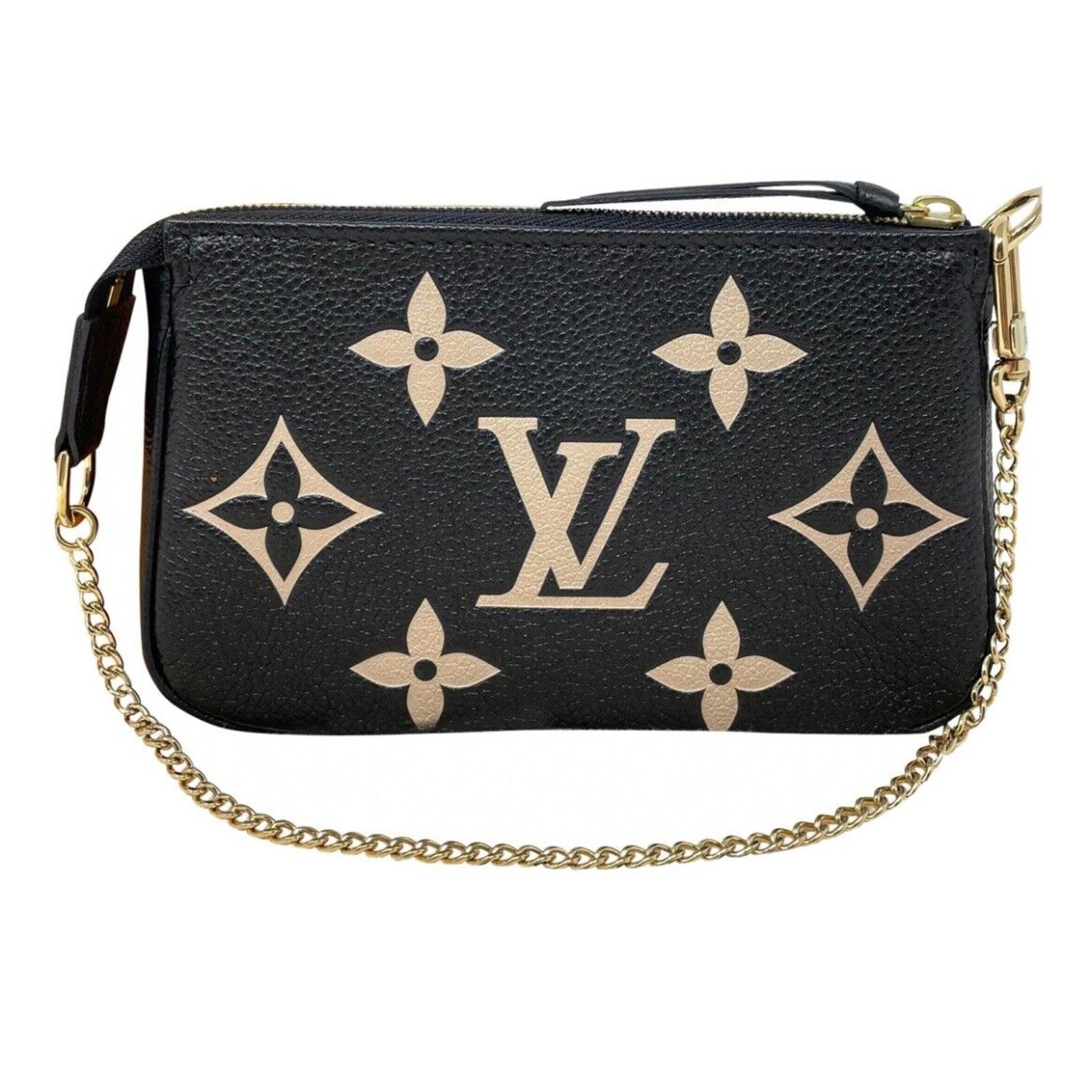 Louis Vuitton Mini Pochette Bicolor Empreinte Accessoires Pouch Black Size ONE SIZE - 1 Thumbnail