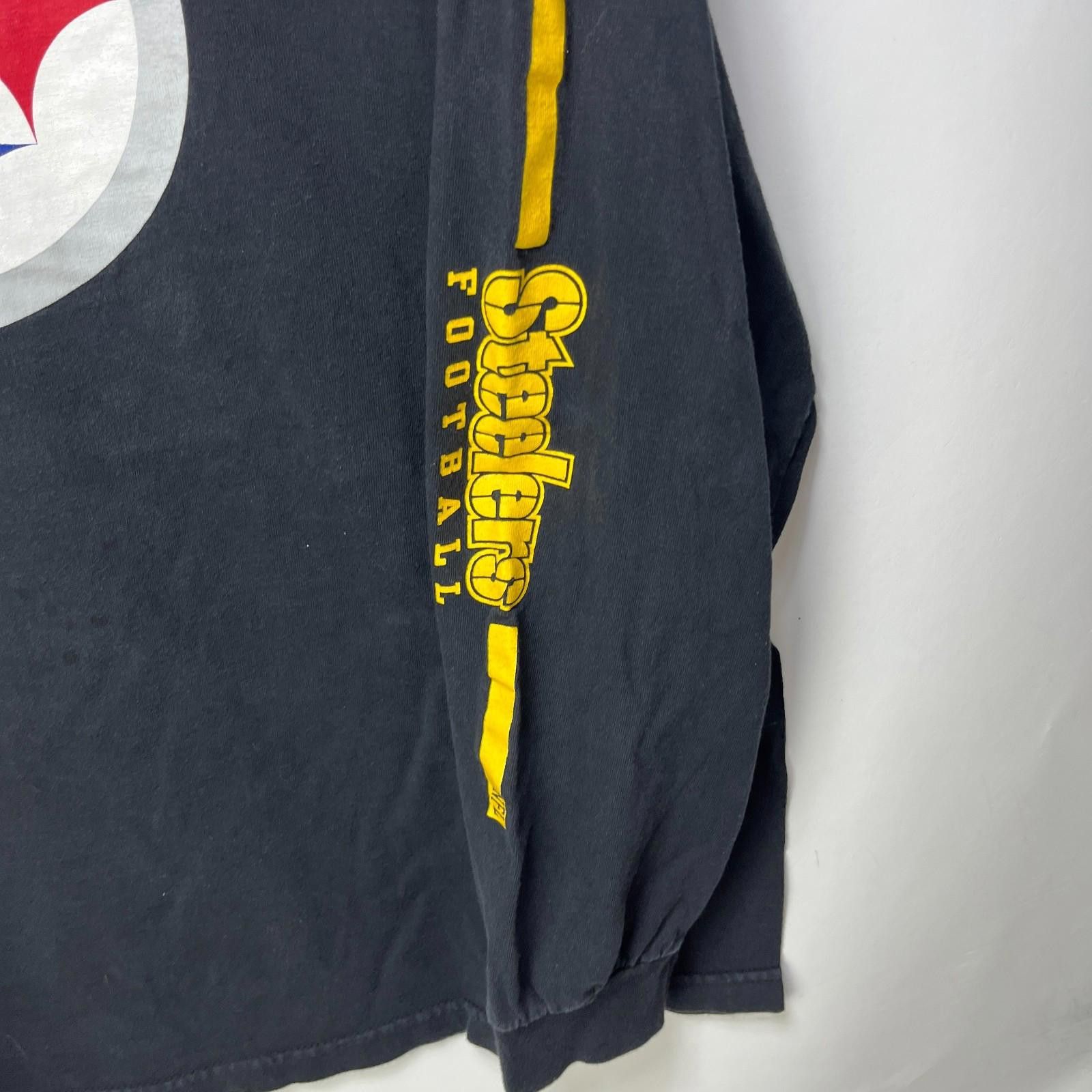 Reebok Vintage Pittsburgh Steelers NFL Long Sleeve Shirt XL Size ONE SIZE - 3 Thumbnail