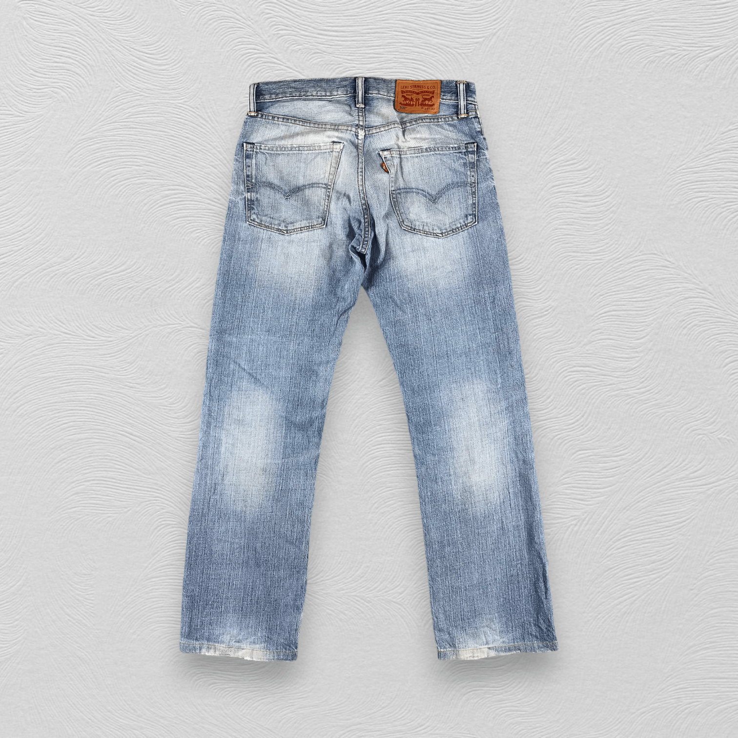 Levi's Levi's 502 Jeans Distress Faded Blue Denim KJ1402 Size US 31 - 2 Thumbnail