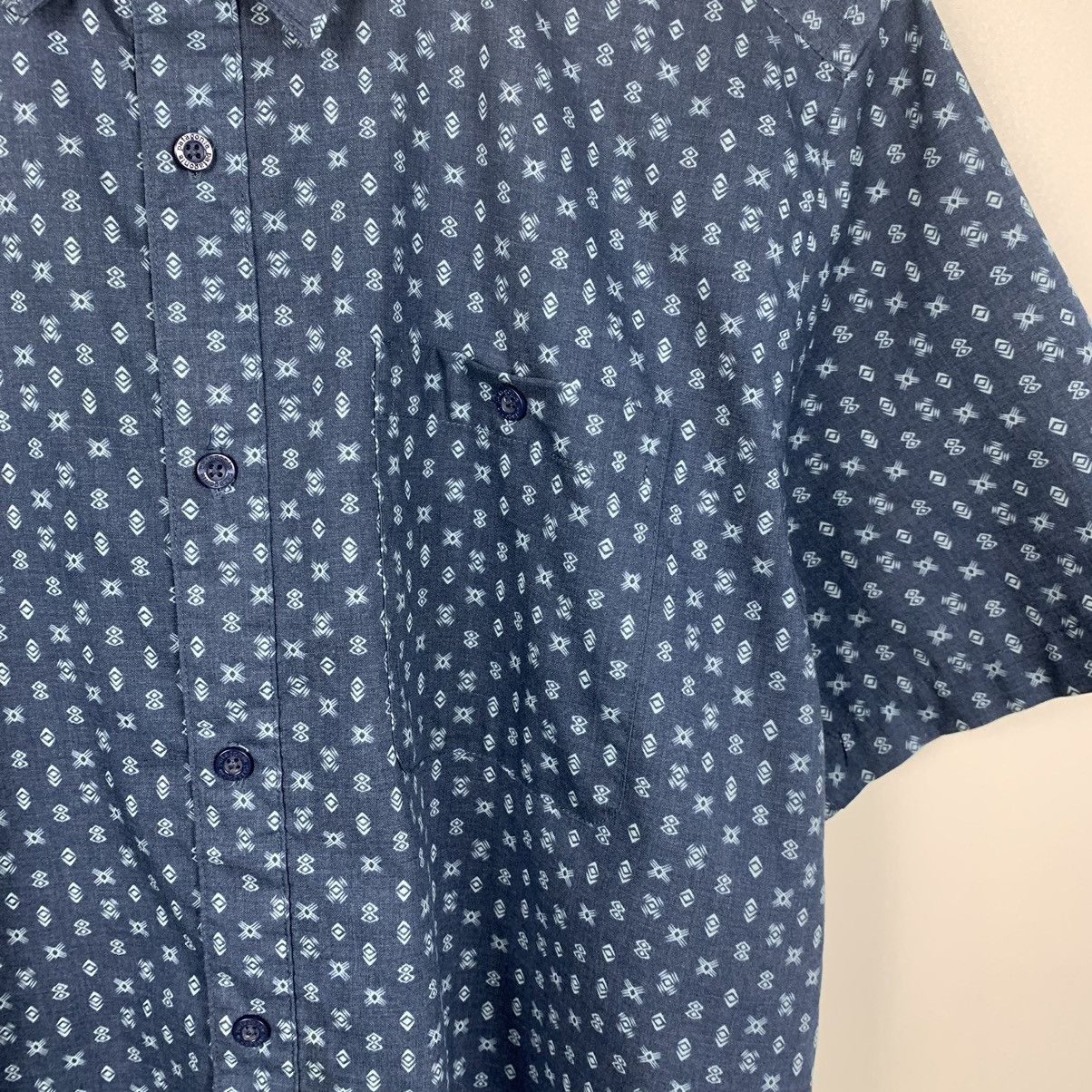 Patagonia Patagonia Geometric Shirt Organic Cotton Short Sleeve Blue Size US L / EU 52-54 / 3 - 7 Thumbnail