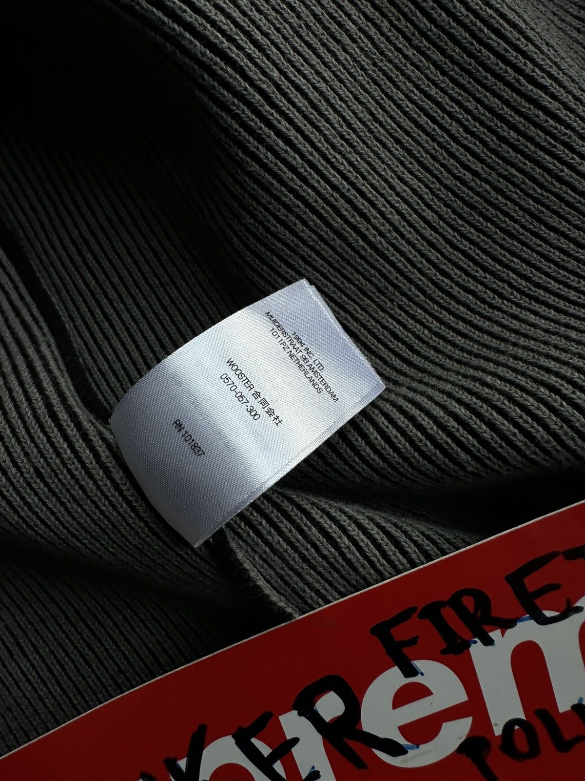 Supreme Supreme 2-Tone Ribbed Zip Up Sweater Black Grey Size US L / EU 52-54 / 3 - 9 Thumbnail