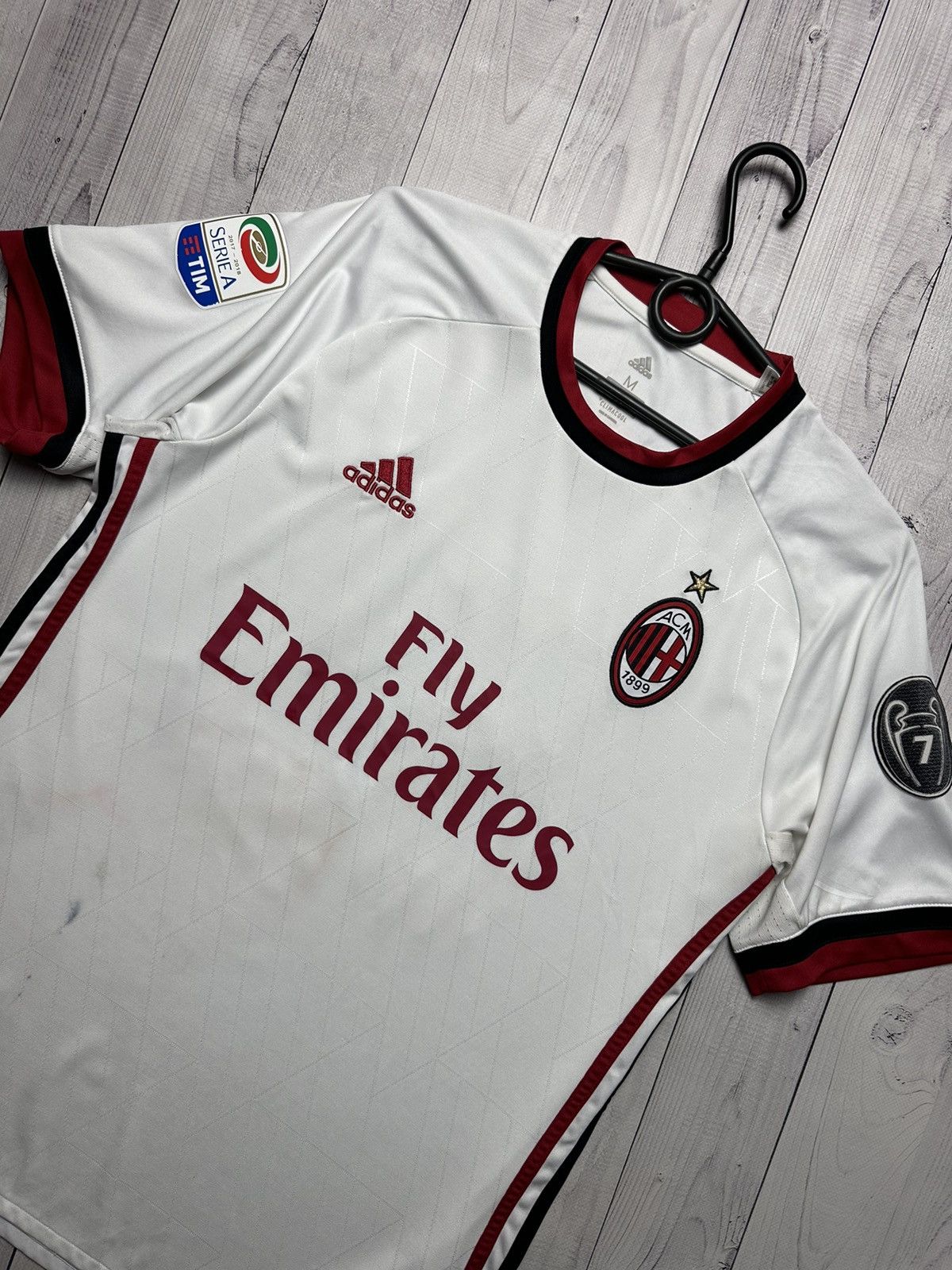 Adidas × Vintage Vintage AC Milan soccer jersey 63 Cutrone Adidas size M Size US M / EU 48-50 / 2 - 2 Thumbnail