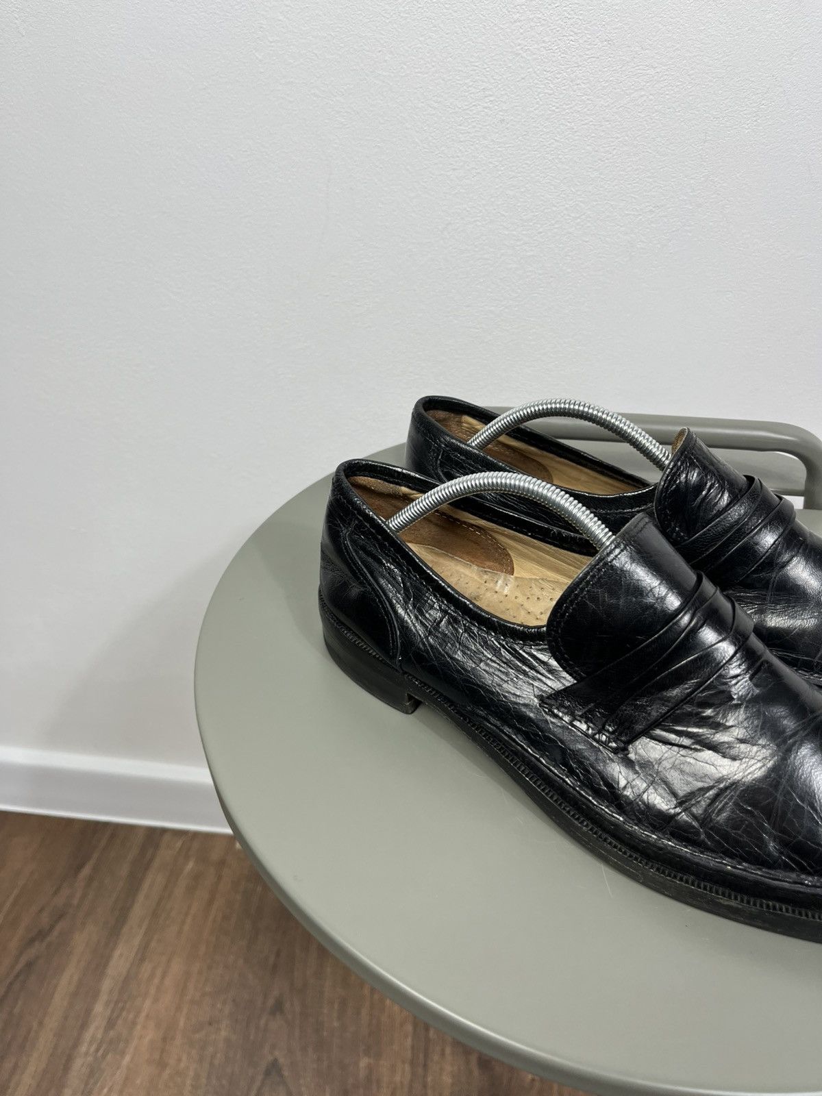 Other Men’s Black Leather Loafers EU 40 Classic Slip On Size US 6 / EU 39 - 2 Thumbnail