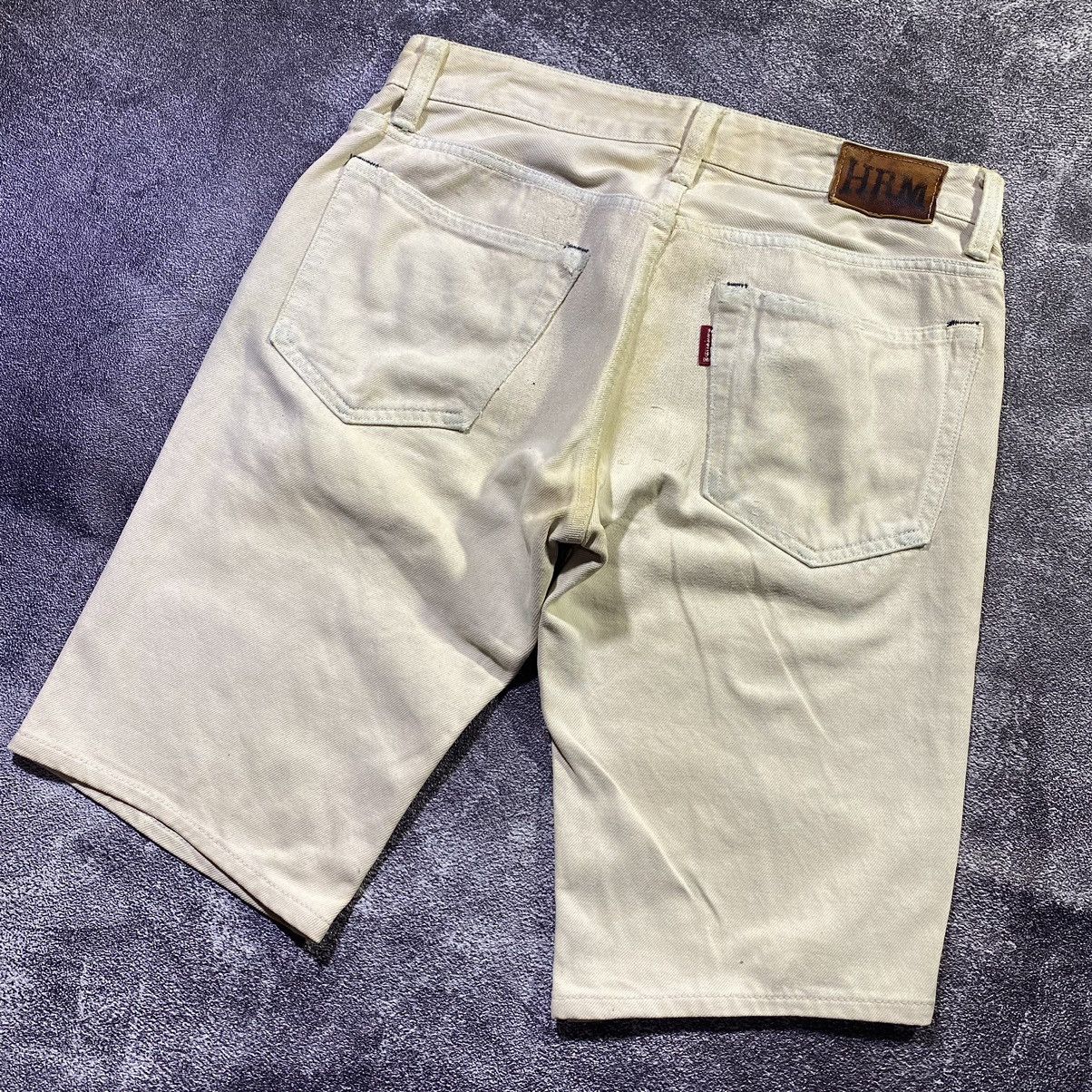 Blue Blue Japan × HOLLYWOOD RANCH MARKET × Japanese Brand 2000s HR Market Jeans Shorts Size US 31 - 1 Thumbnail