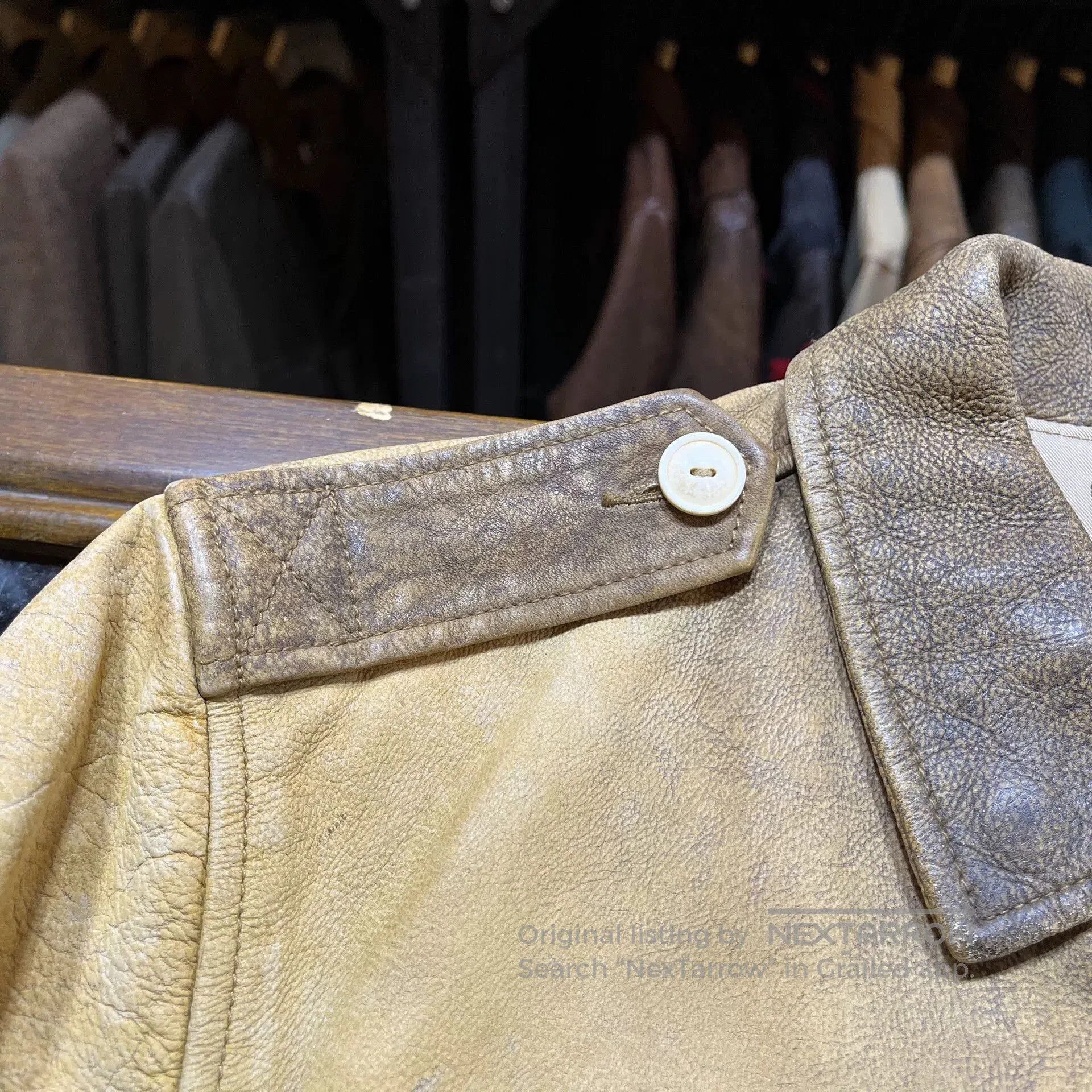RRL Ralph Lauren rare modified A2 leather jacket RRL. Size US M / EU 48-50 / 2 - 4 Thumbnail