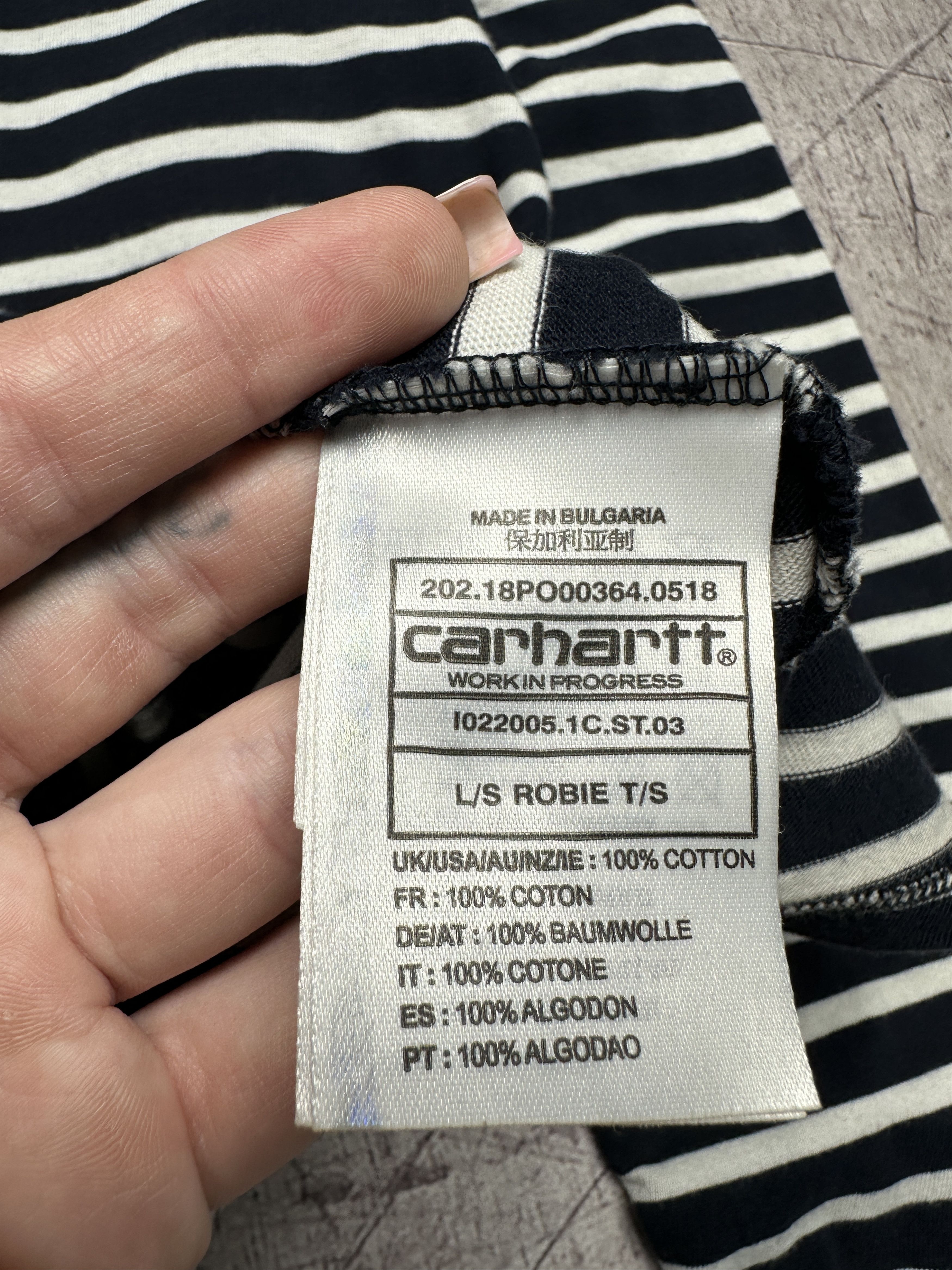 Carhartt Wip Carhartt Wip Mens Robie Long Sleeve T-Shirt Size US S / EU 44-46 / 1 - 5 Thumbnail