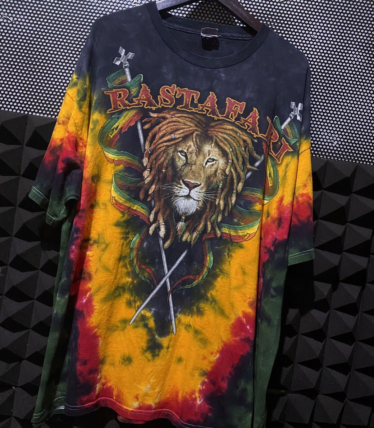 Bob Marley Tshirt Lion Rastafari Reagea Red Yellow Green Bob Marley Size US XXL / EU 58 / 5 - 2 Thumbnail
