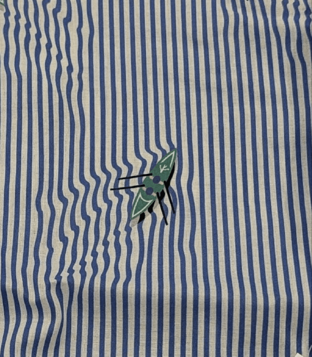 Isaia ISAIA Kayak Striped SS Button Up Shirt Light Blue 46 US 18 Size US XXL / EU 58 / 5 - 6 Thumbnail