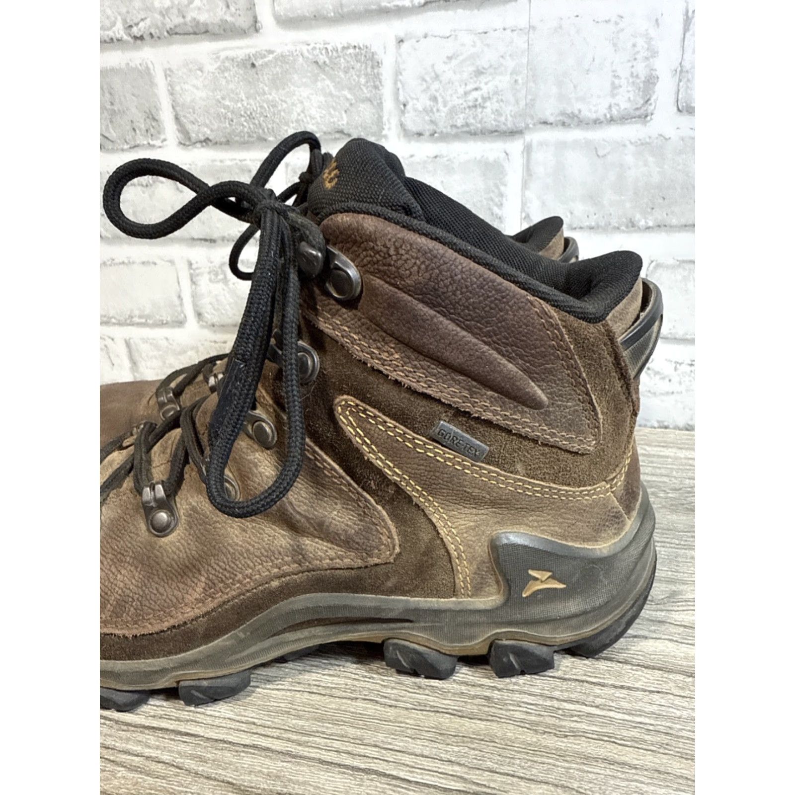 Ecco Ecco Gore-Tex Hiking Boots Unisex Adults 39 Brown Leather Waterproof Yak Size US 6 / EU 39 - 3 Thumbnail