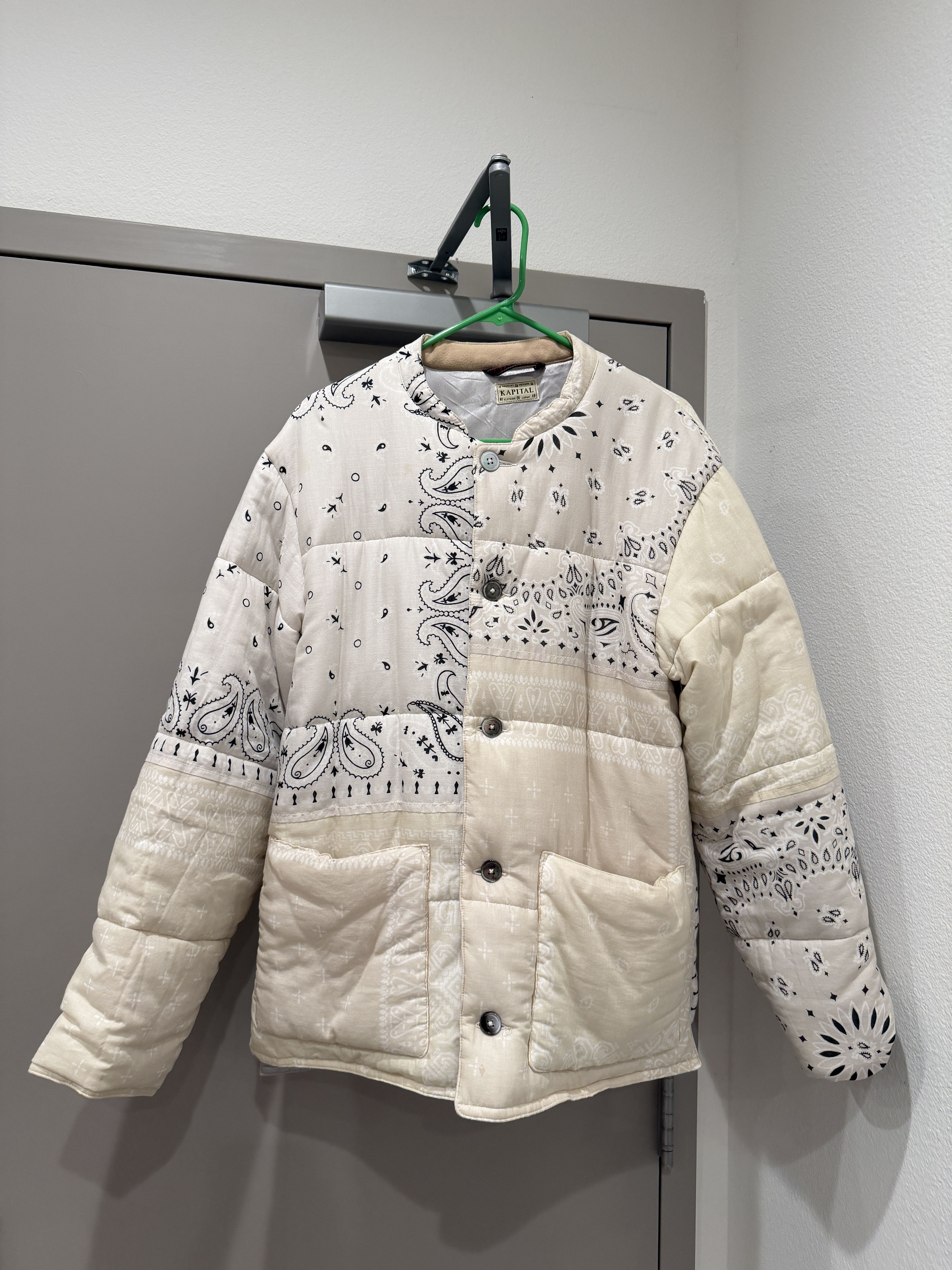 Kapital Kapital Gauze Bandana Patchwork Quilted Blouson Jacket Size US L / EU 52-54 / 3 - 1 Thumbnail