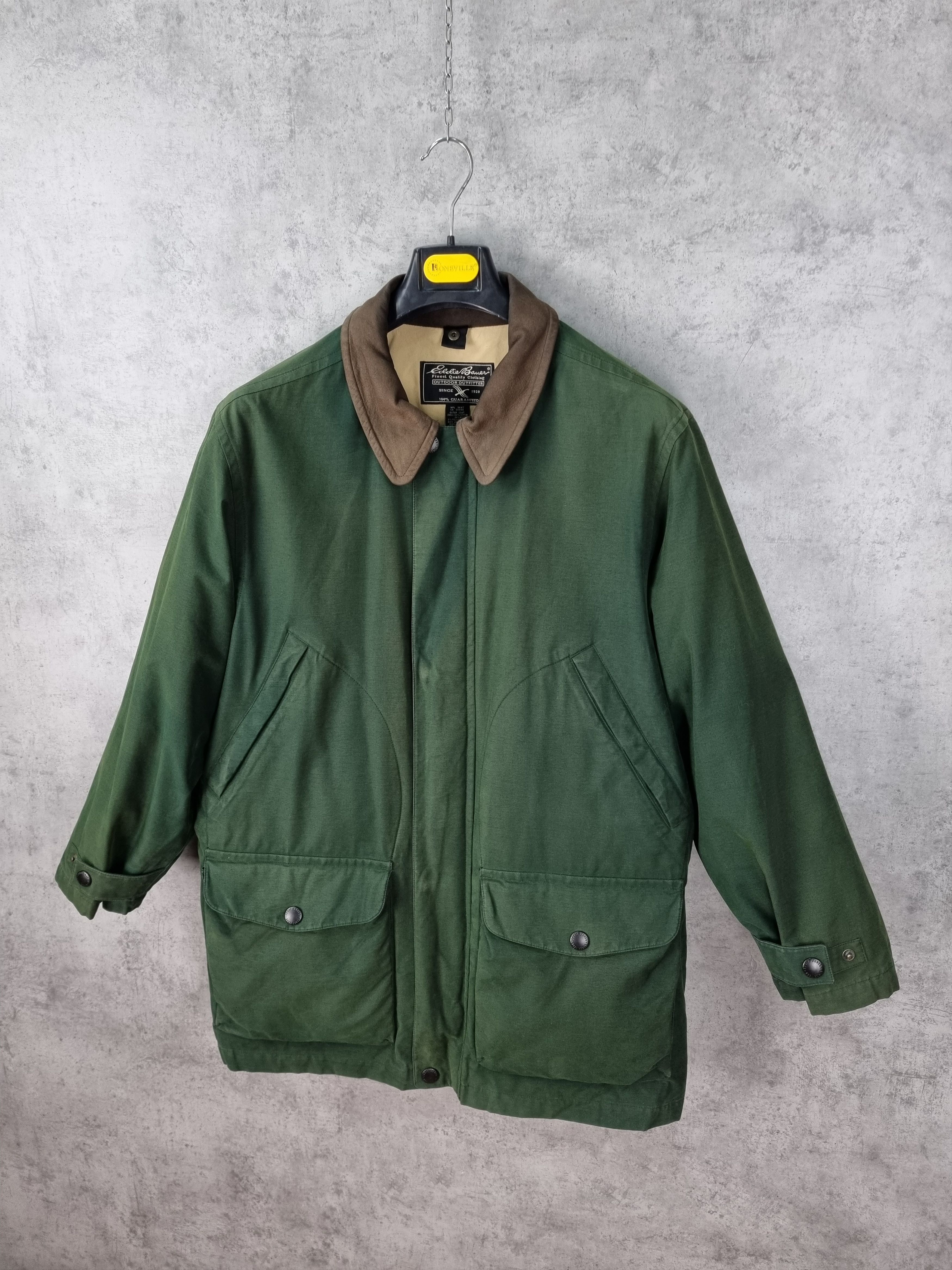 Eddie Bauer × Vintage 90s 2in1 Hunting Edie Bauer Down Rain Jacket Size US M / EU 48-50 / 2 - 2 Thumbnail