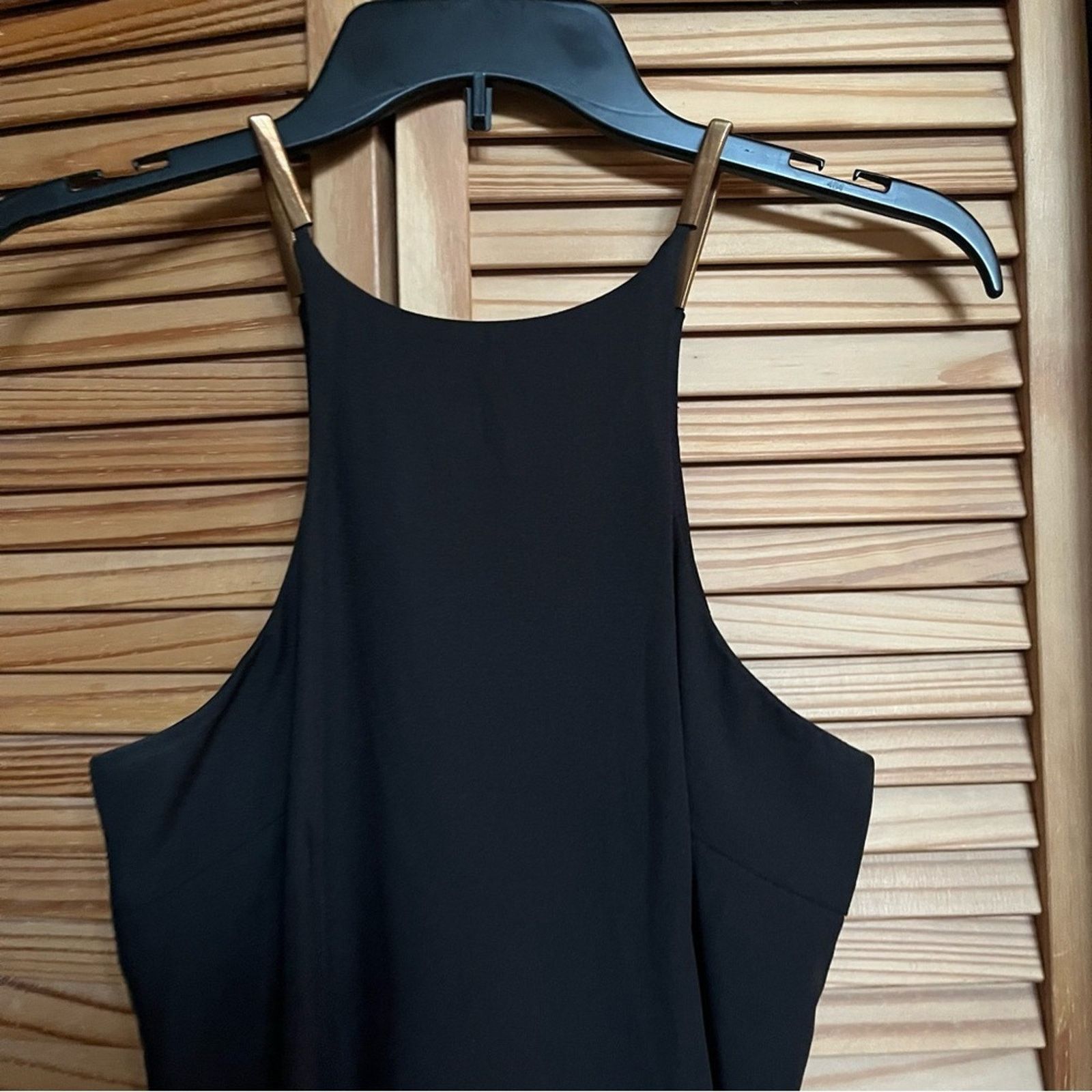 Other By The Way Black Mini Dress Size Small Metal Straps Size S / US 4 / IT 40 - 2 Thumbnail
