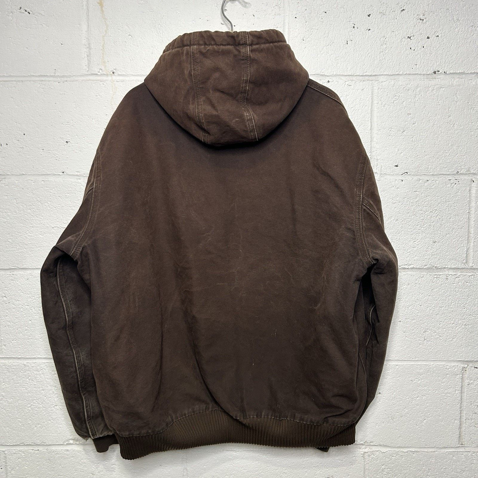 Carhartt Vintage Carhartt Hooded Active Jacket “Dark Brown” J130 DKB Size US XL / EU 56 / 4 - 2 Thumbnail